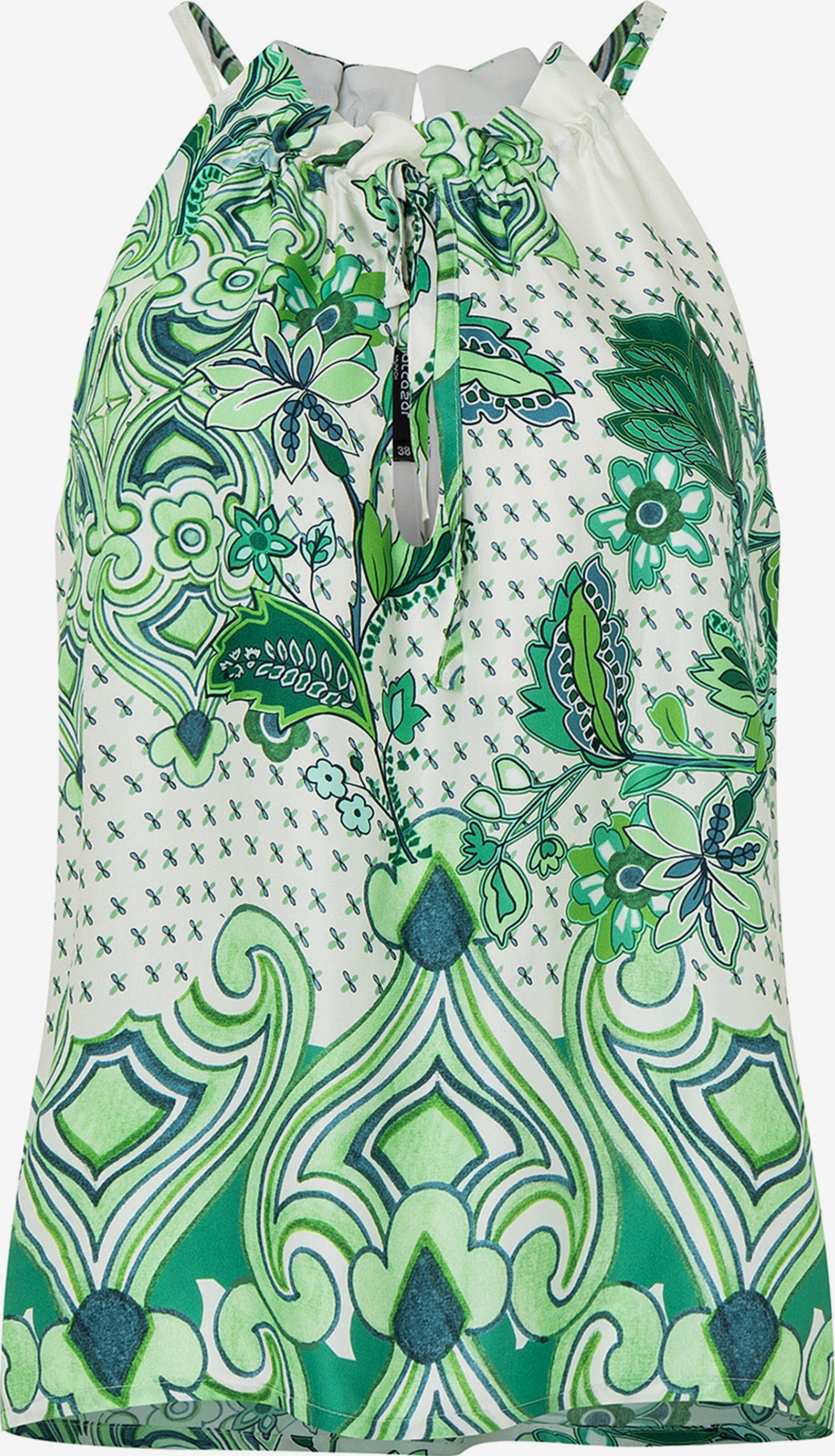 Ana Alcazar Uitgaanstops Top Lasiry Dames Groen / Wit