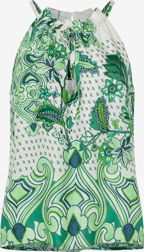 Ana Alcazar Uitgaanstops Top Lasiry Dames Groen / Wit
