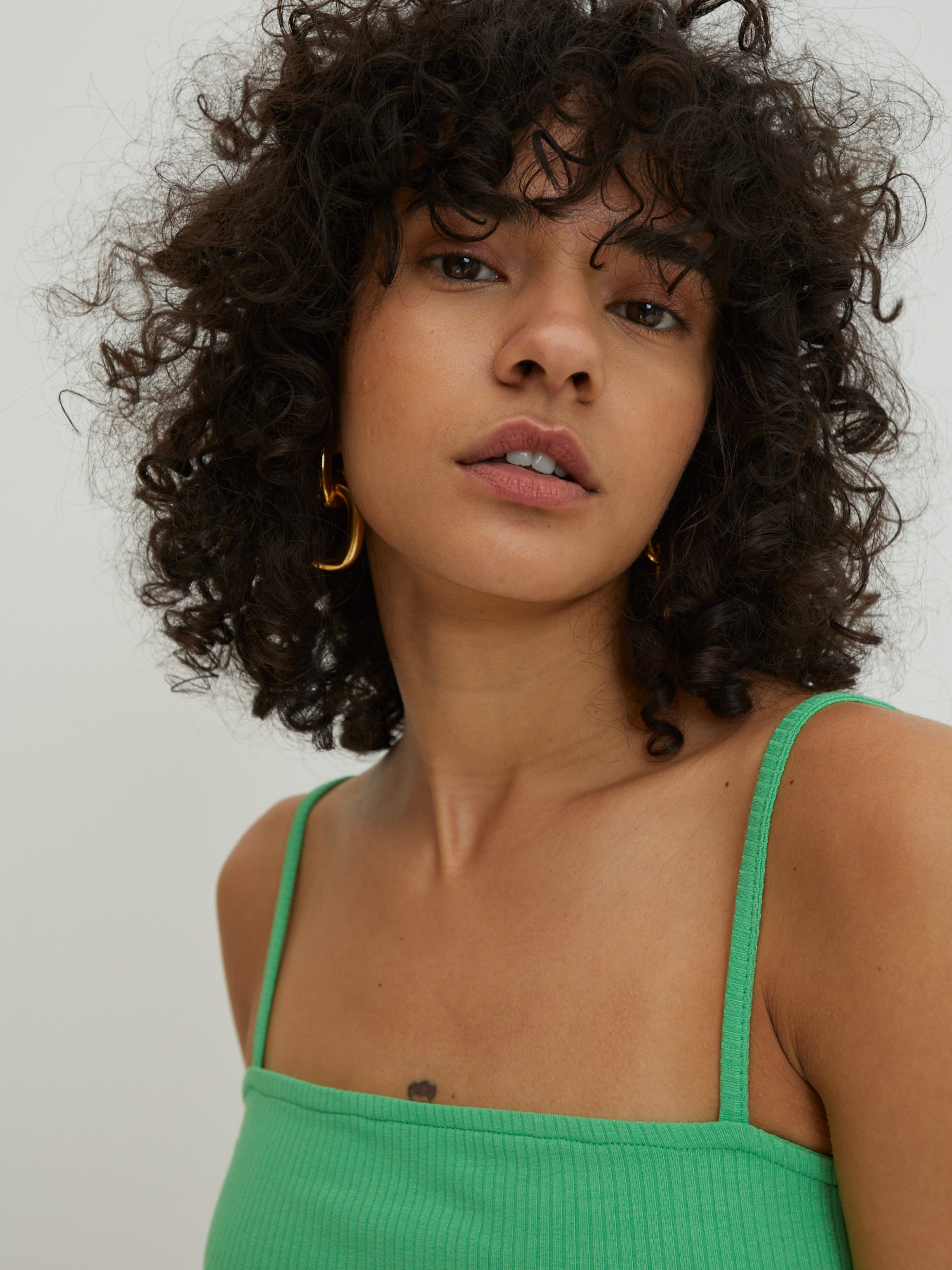 EDITED Crop Tops Top Rayna Dames Groen