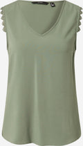 Vero Moda Kanten Tops Top BECCA Dames Kaki