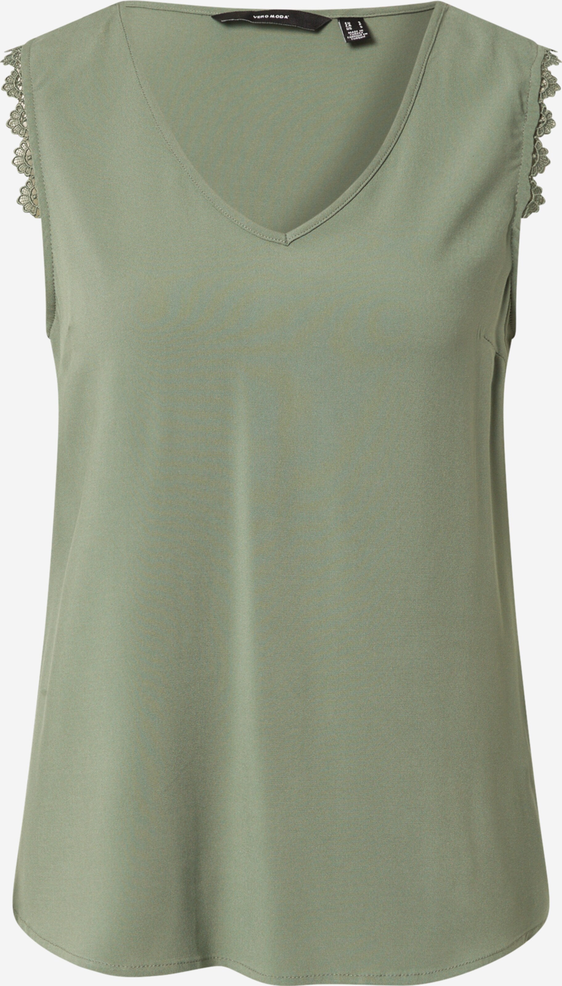 Vero Moda Kanten Tops Top BECCA Dames Kaki
