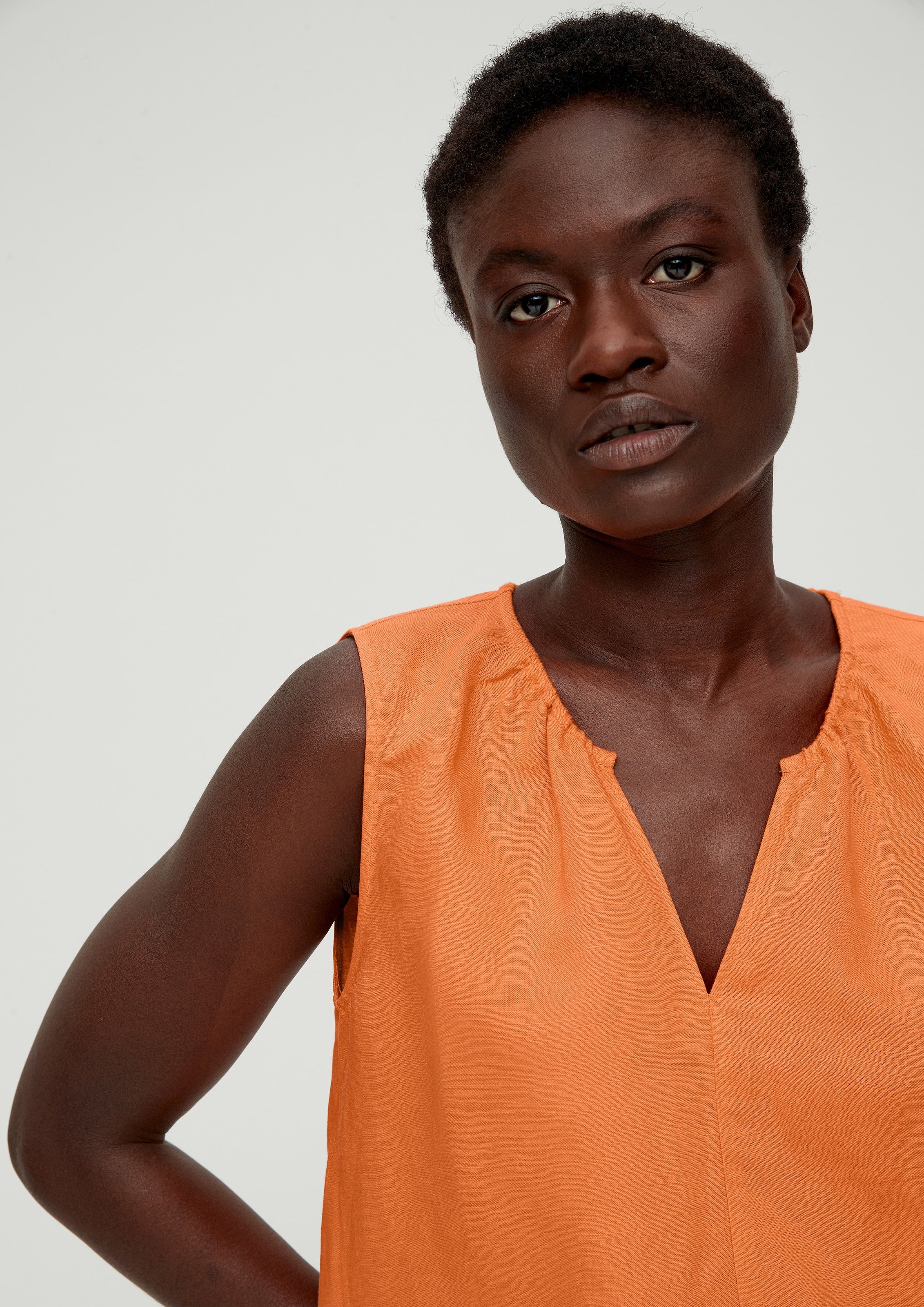 S.Oliver BLACK LABEL Blouse Tops Blouse Dames Abrikoos