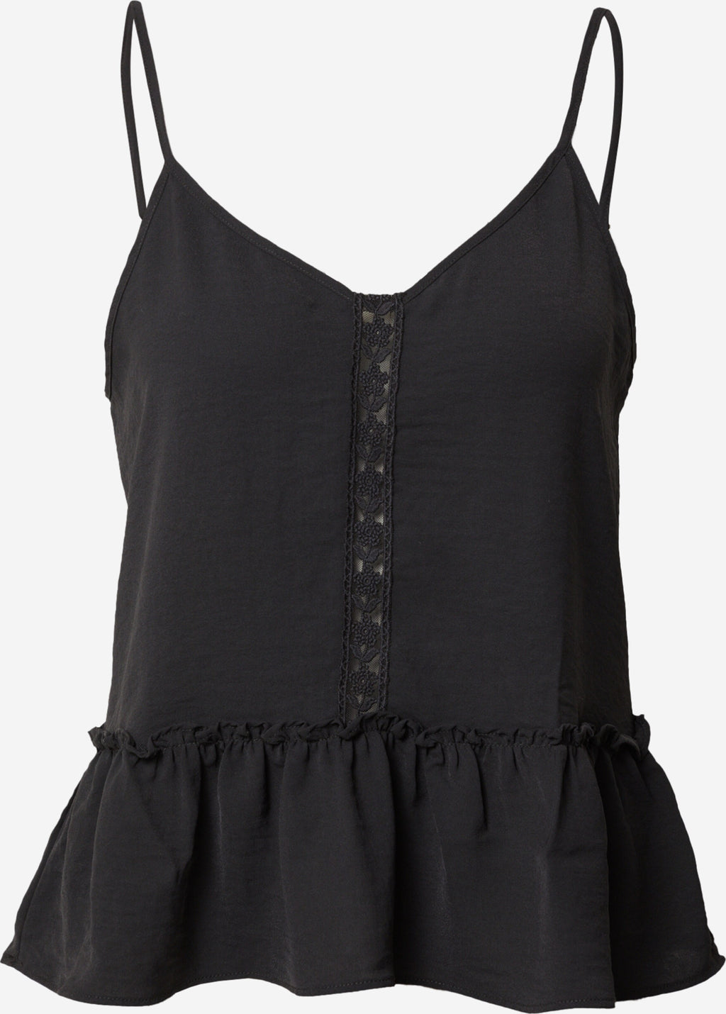 About You Kanten Tops Top Sastra Dames Zwart