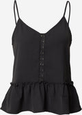 About You Kanten Tops Top Sastra Dames Zwart