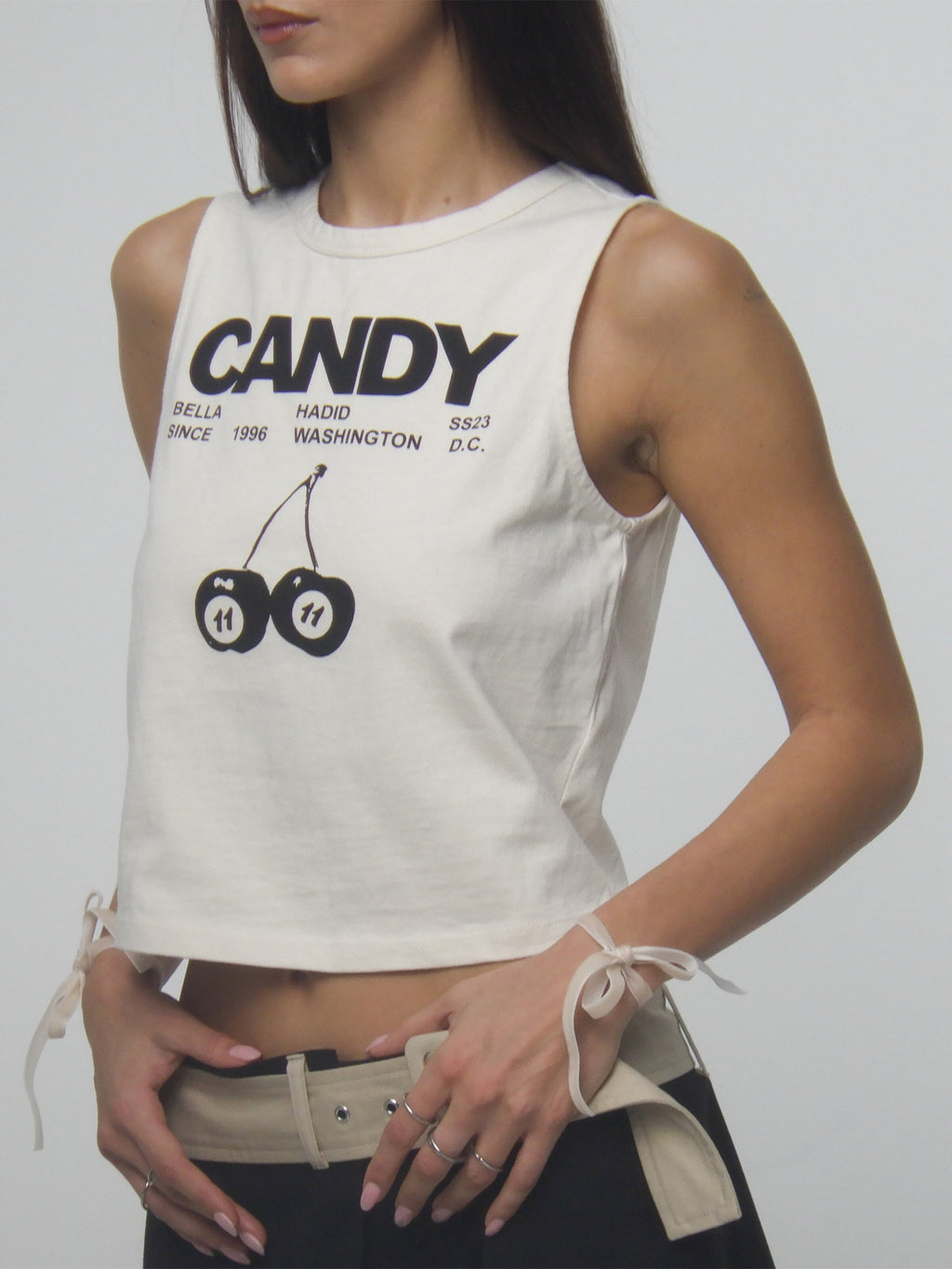  Mouwloze Shirts Top Jacqueline Dames Wit
