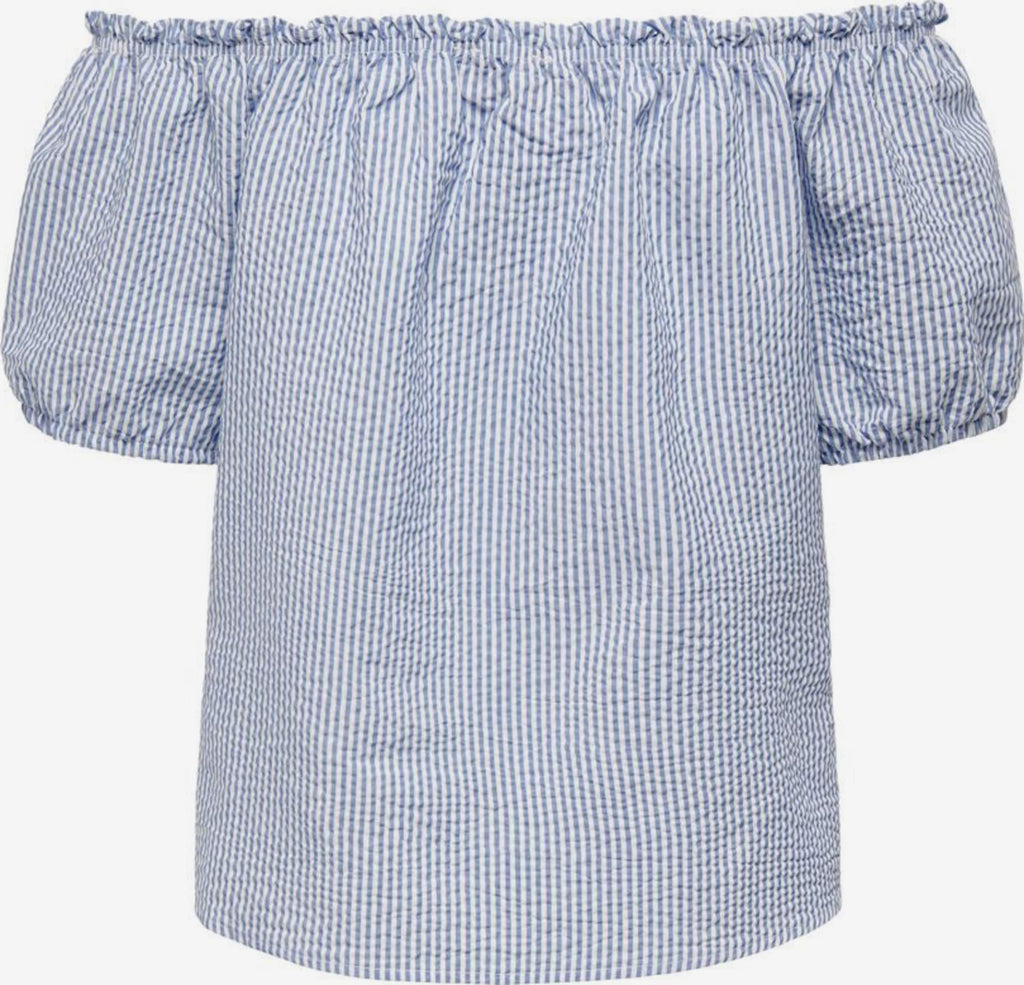 ONLY Uitgaanstops Top Dames Blauw / Wit