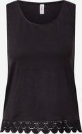ONLY Kanten Tops Top LUNA Dames Zwart
