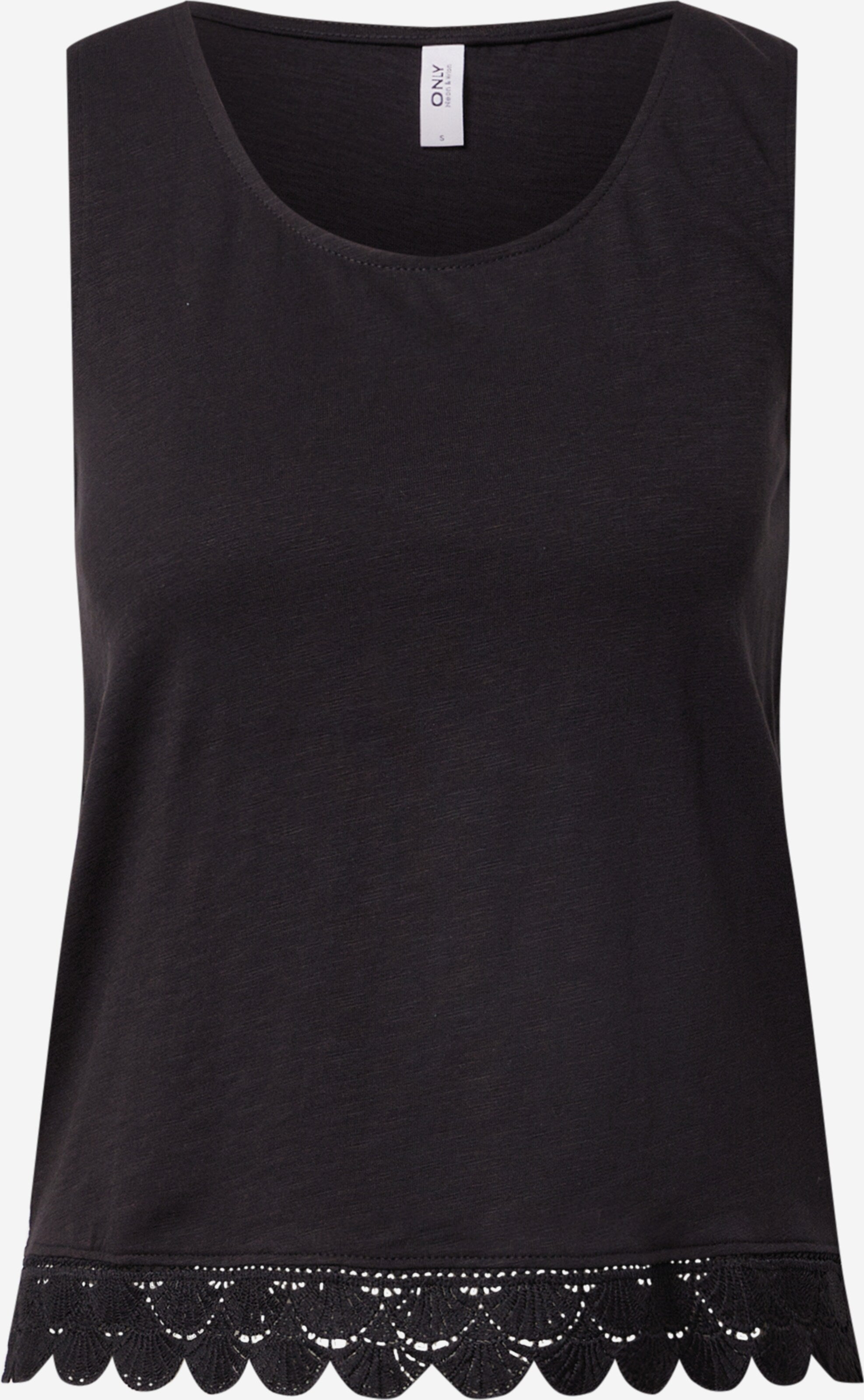 ONLY Kanten Tops Top LUNA Dames Zwart