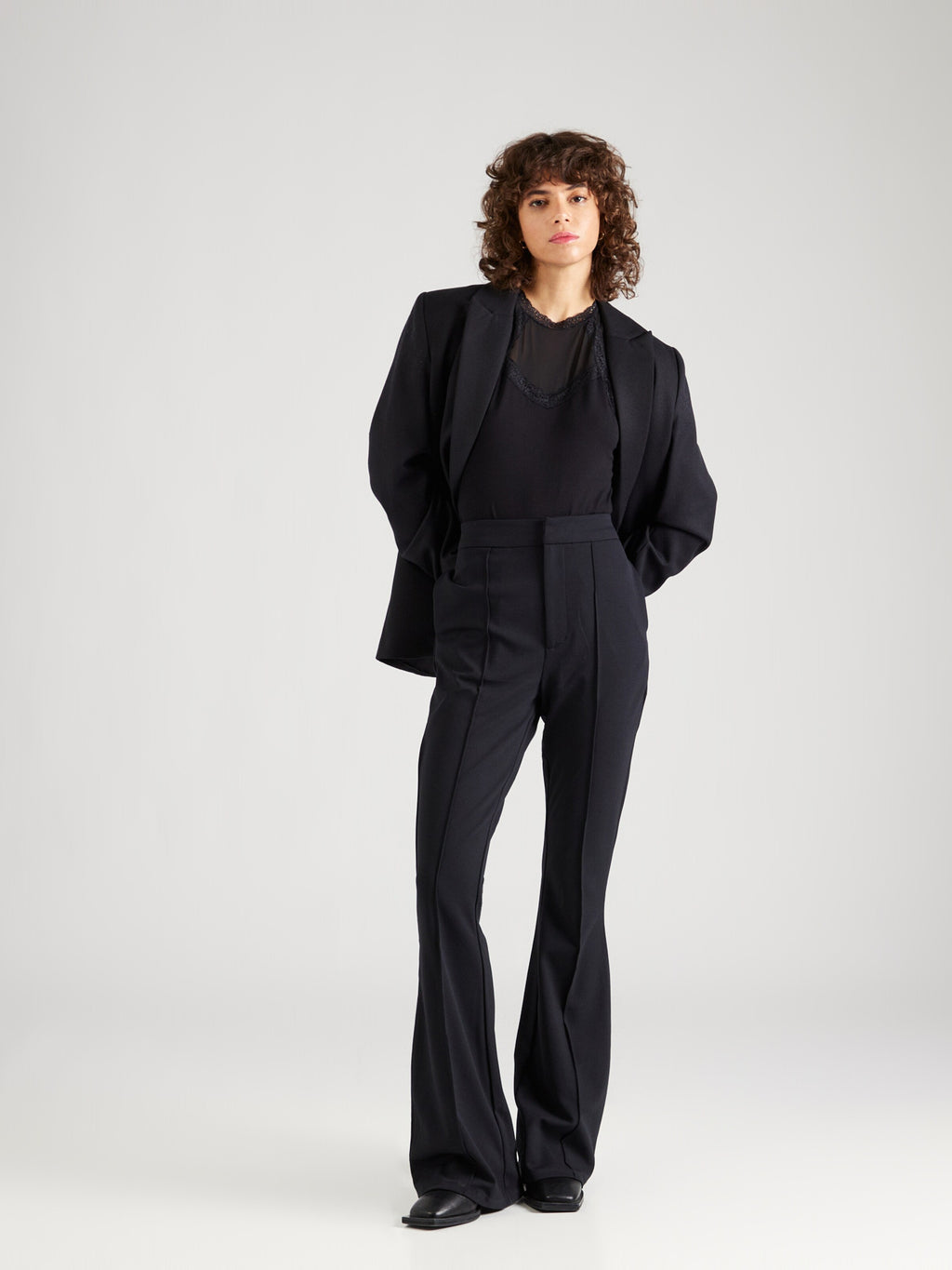 About You Kanten Tops Top Rosalie Dames Zwart
