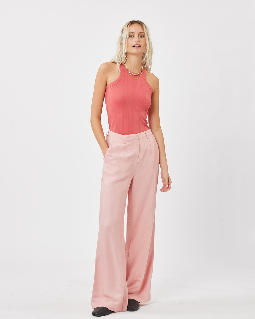 Minimum Tanktops Top Cinnia Dames Roze