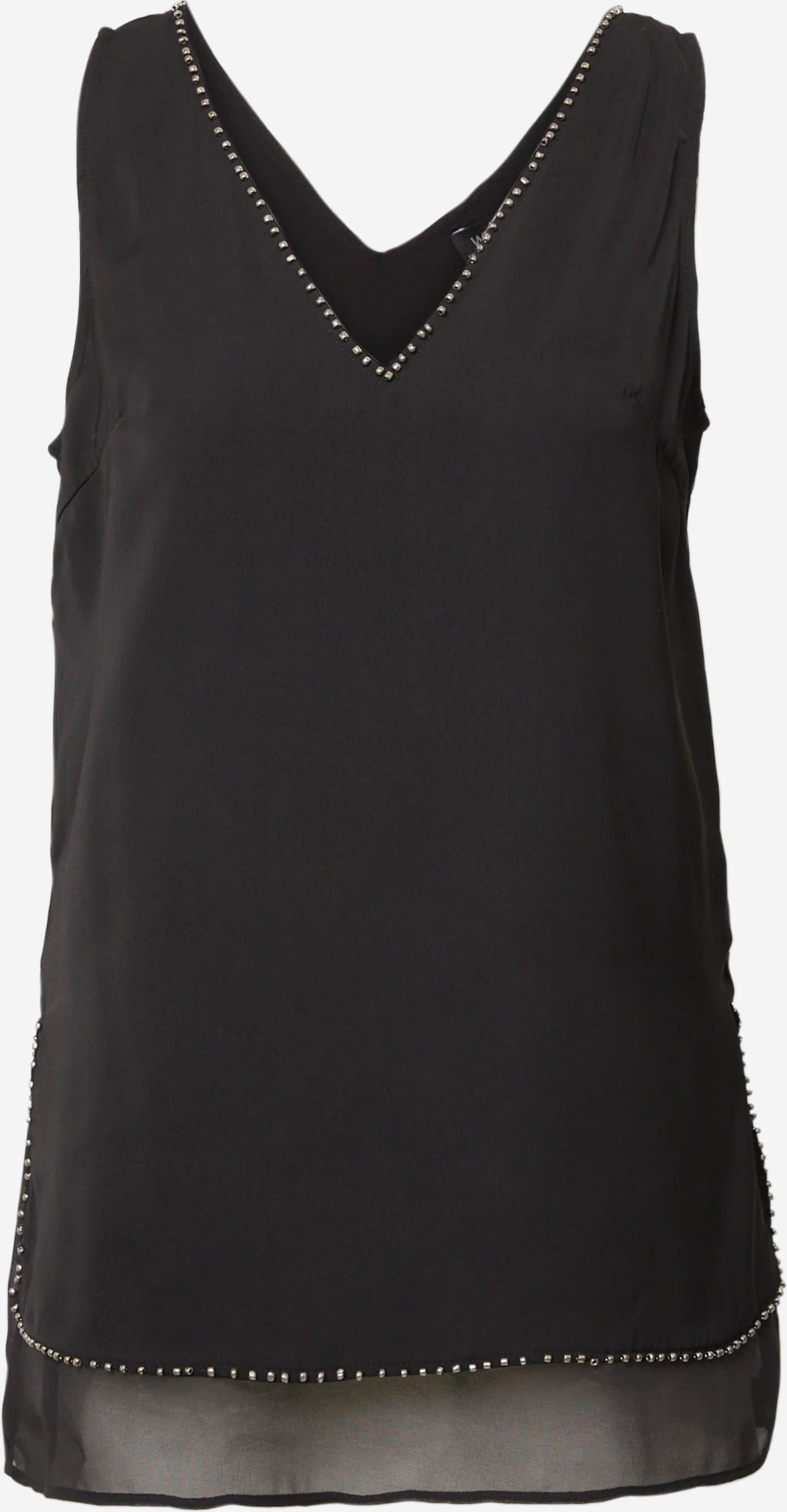 Wallis Mouwloze Shirts Top Dames Zwart