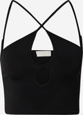  Crop Tops Top Lotta Dames Zwart