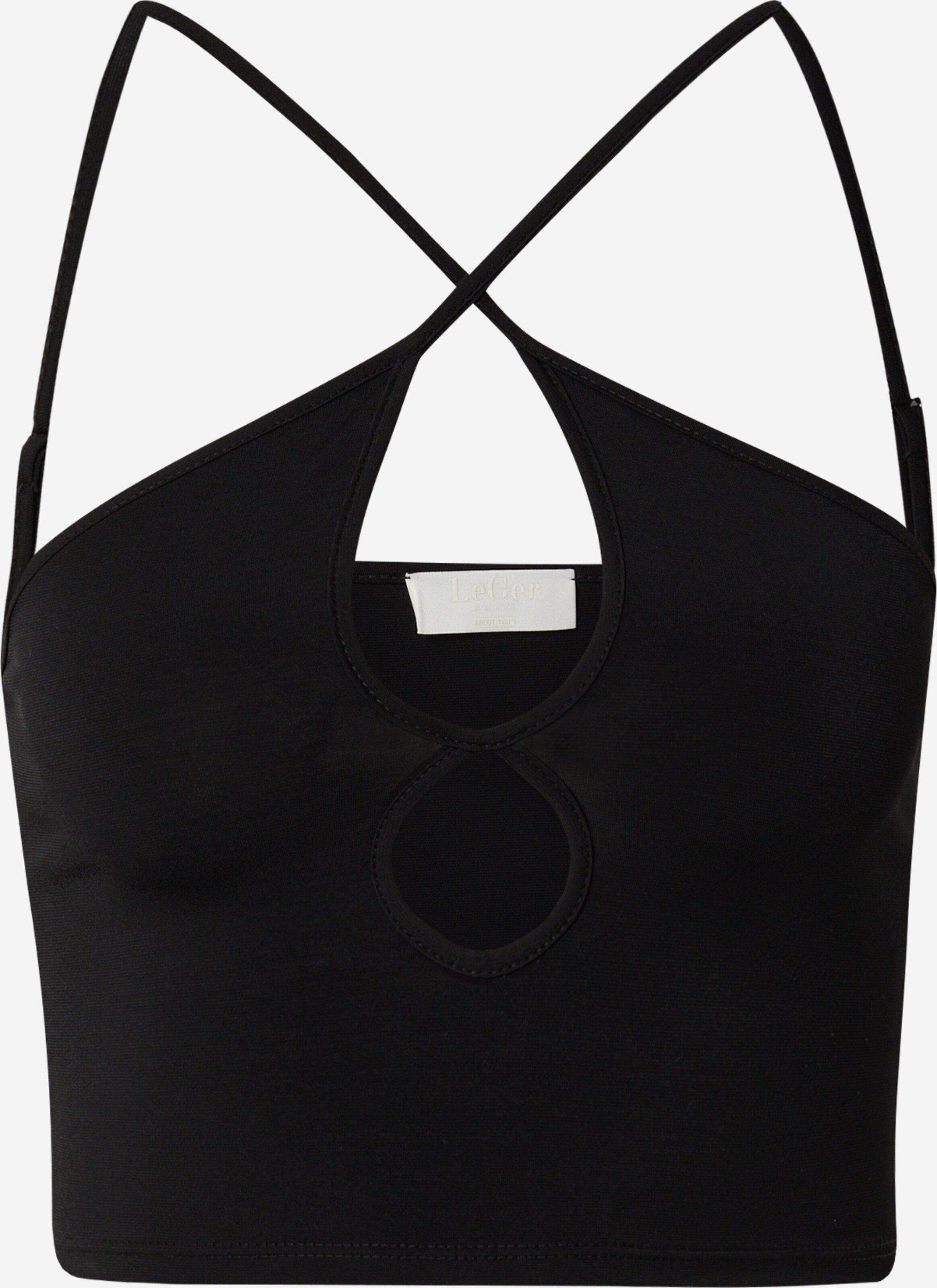  Crop Tops Top Lotta Dames Zwart