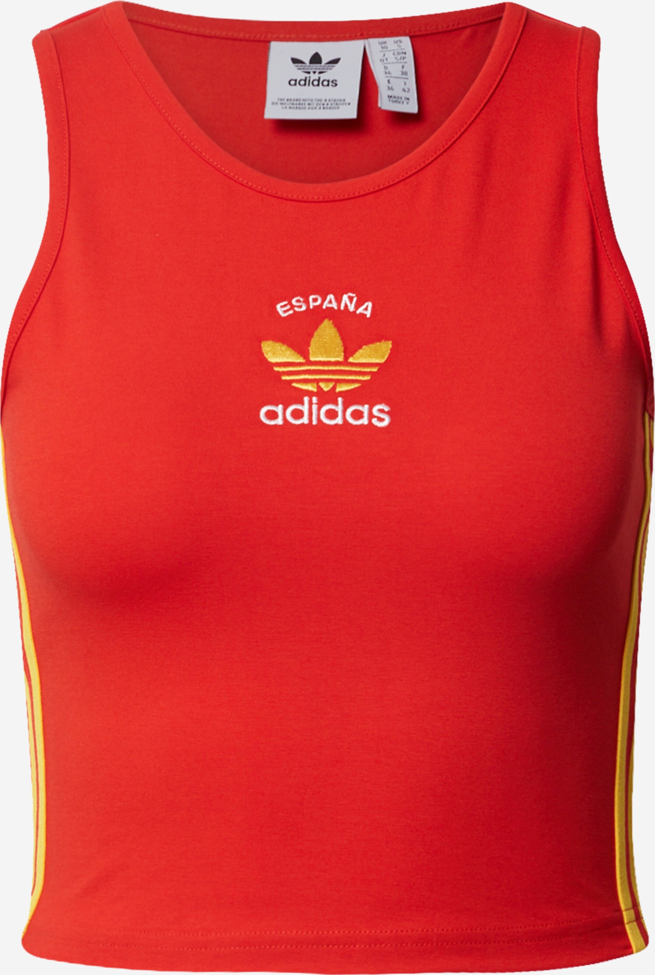 Adidas Originals Crop Tops Top Dames Cranberry