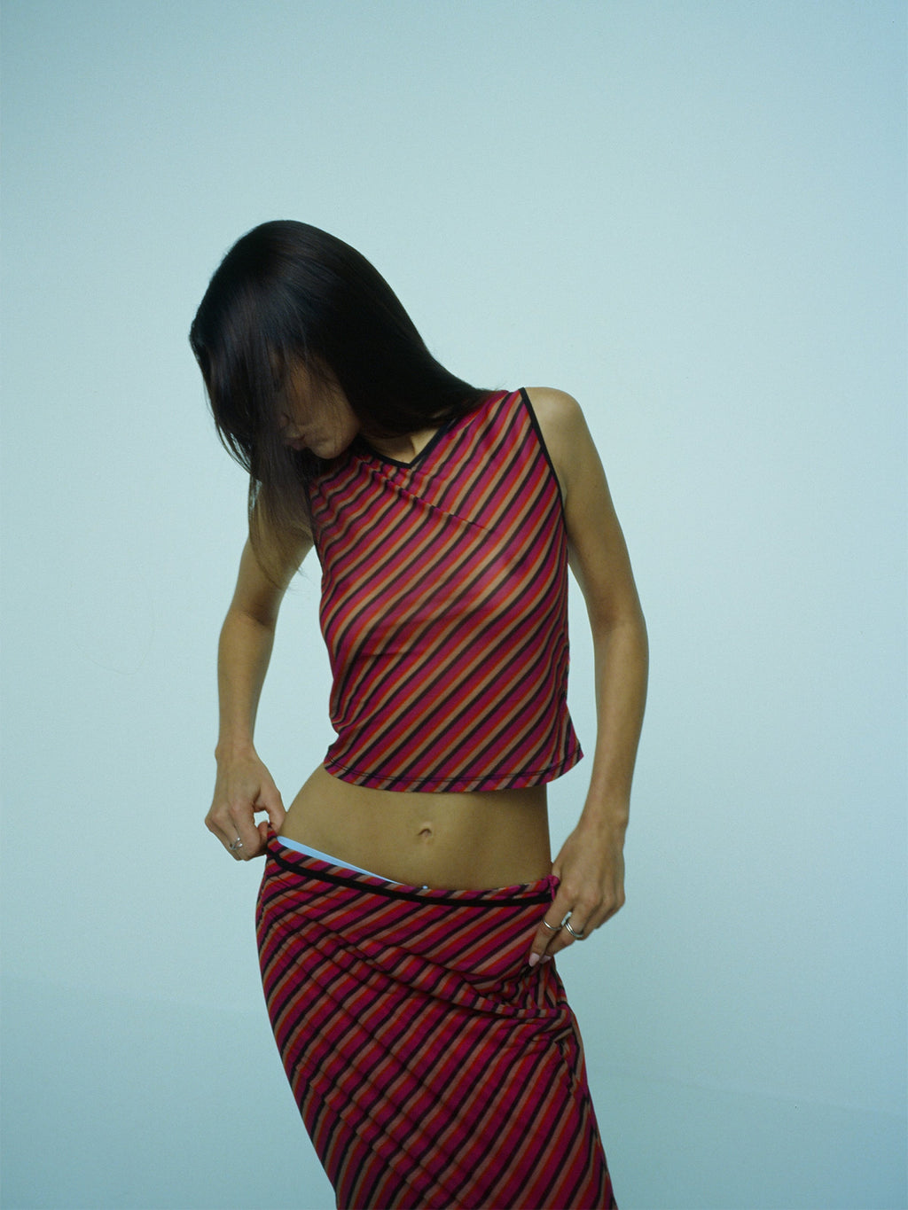  Mouwloze Shirts Top Diana Dames Pink