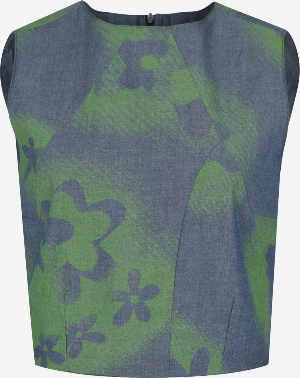  Crop Tops Top Gossy Dames Blauw / Groen