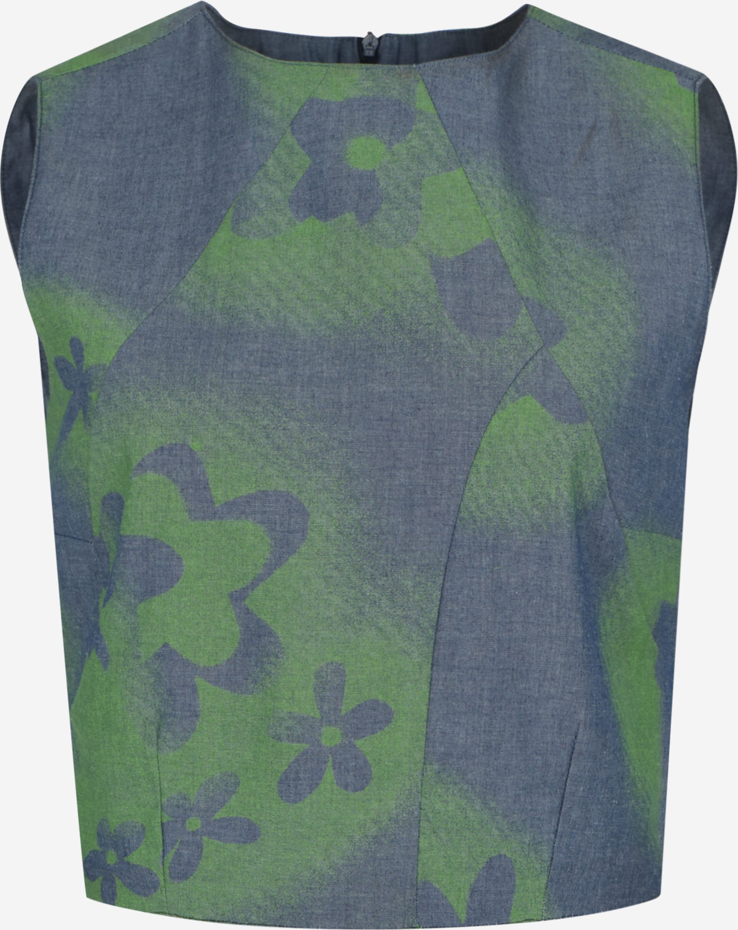  Crop Tops Top Gossy Dames Blauw / Groen