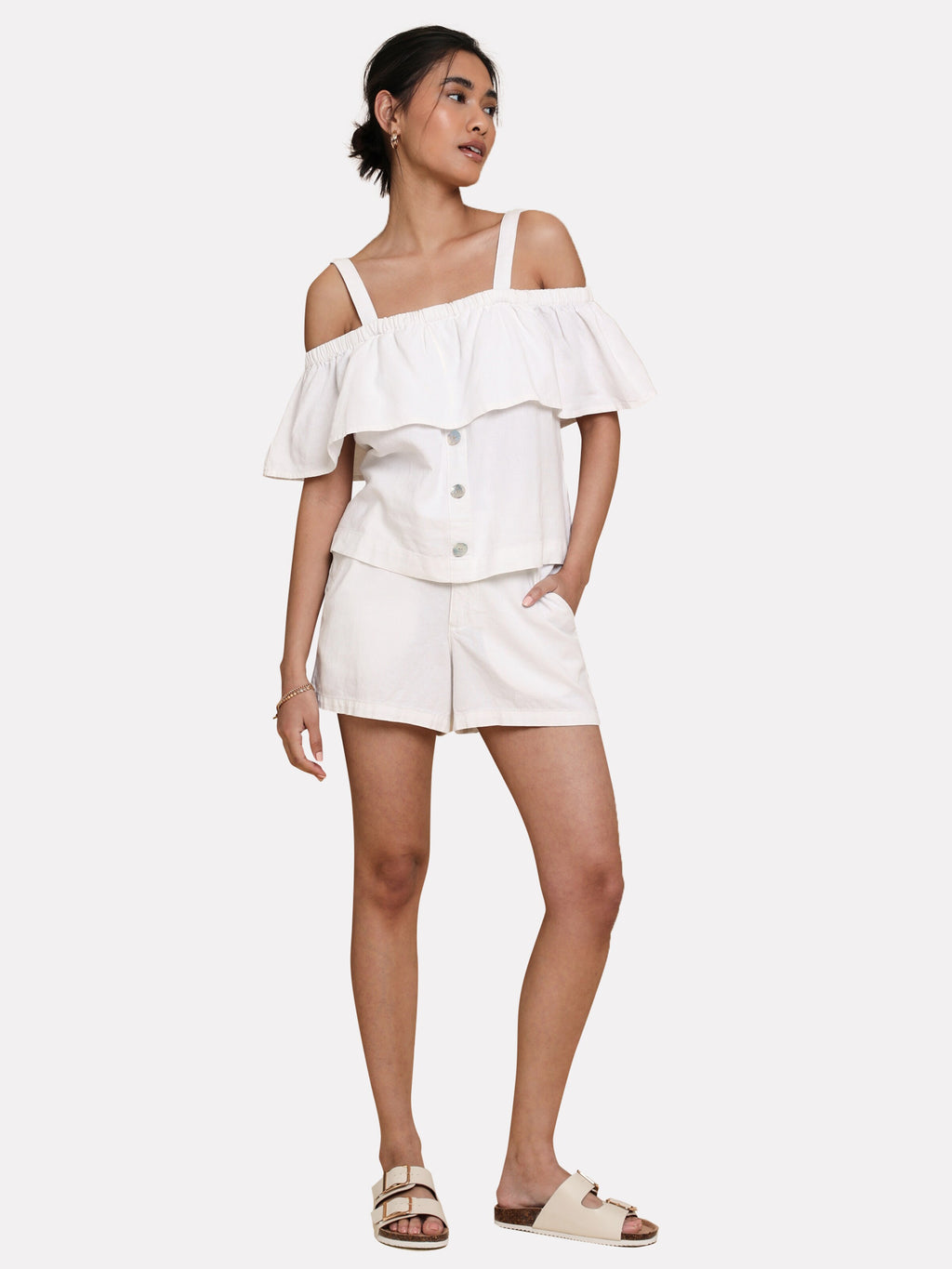 Threadbare Blouse Tops Blouse Aspen Dames Wit