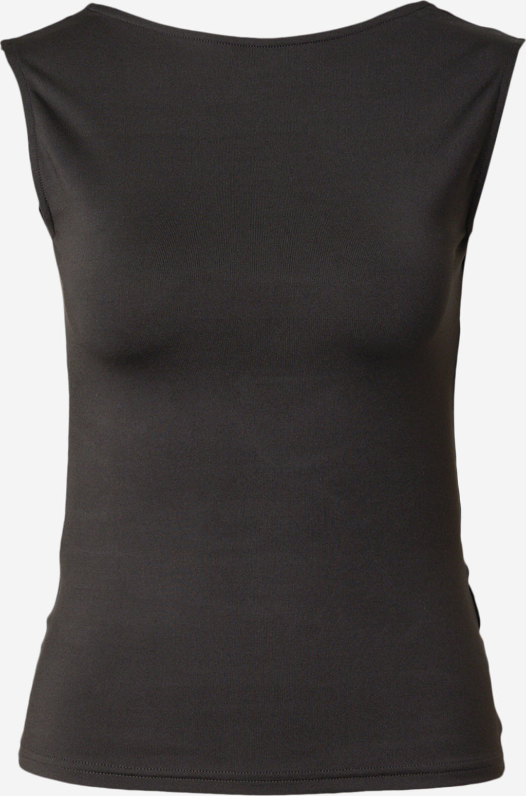 WEEKDAY Mouwloze Shirts Top Alba Dames Zwart