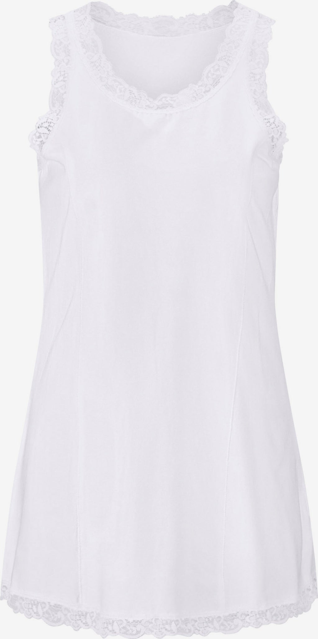 Heine Kanten Tops Top Dames Offwhite