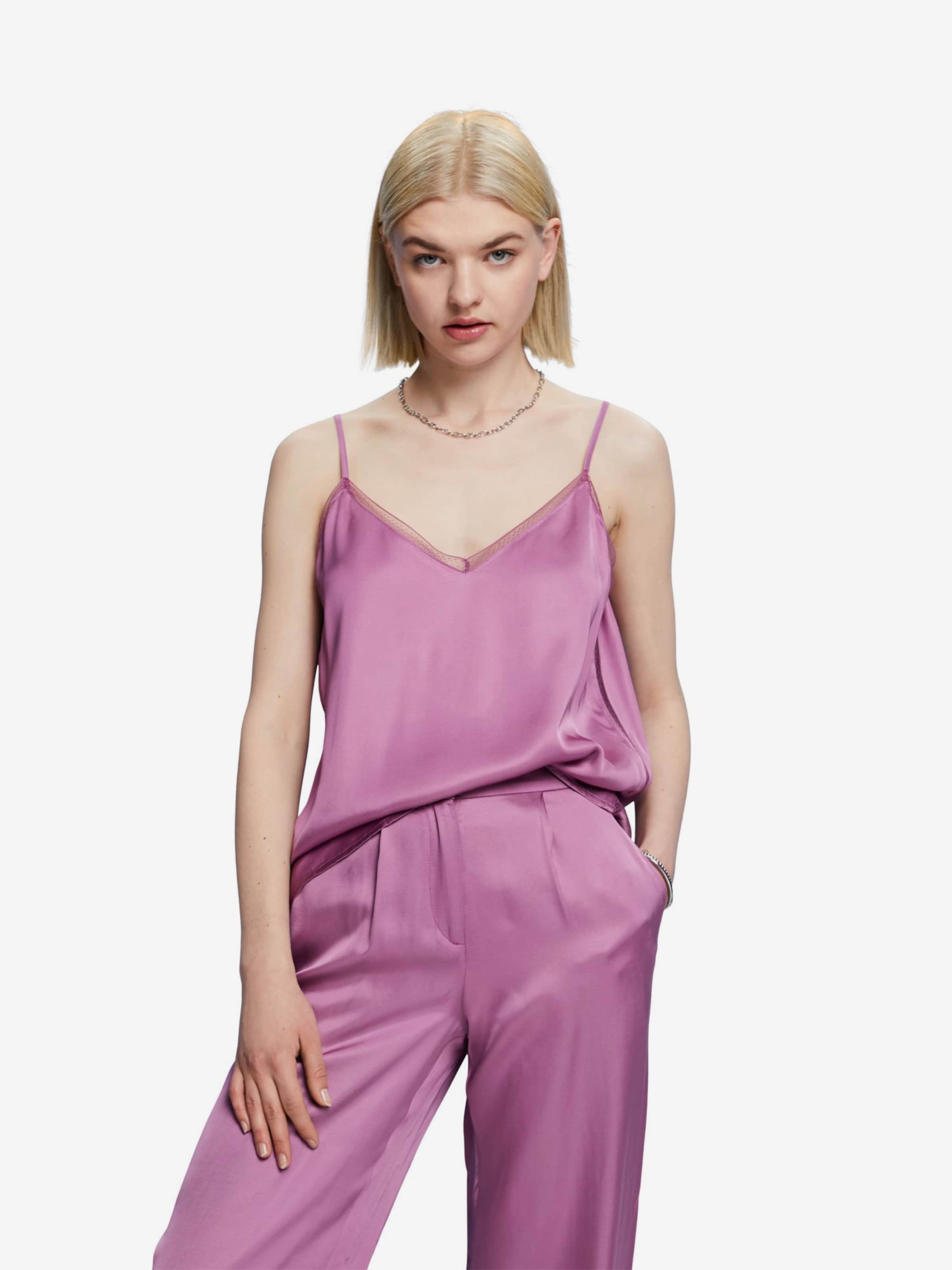 ESPRIT Blouse Tops Blouse Dames Orchidee