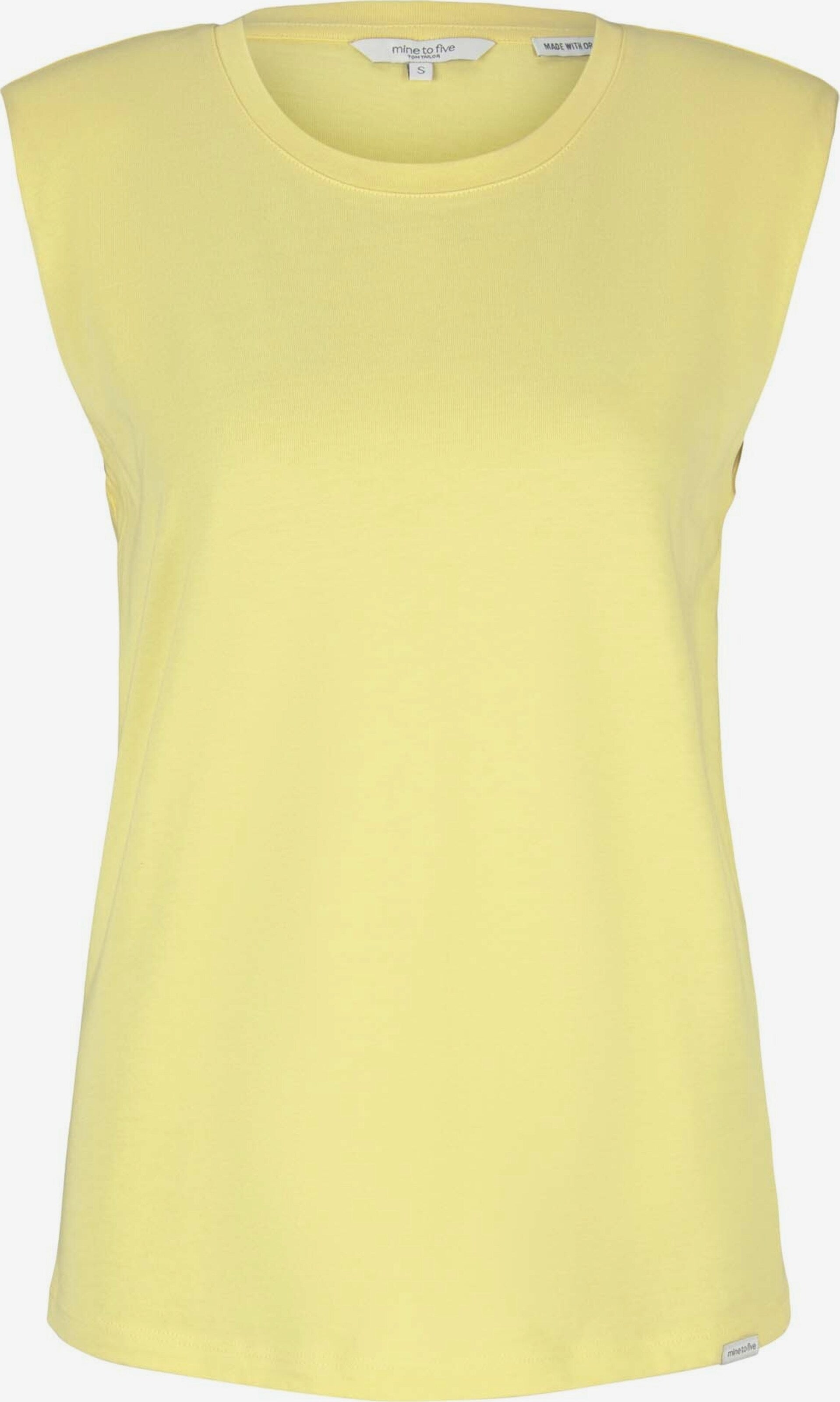  Mouwloze Shirts Top Dames Geel
