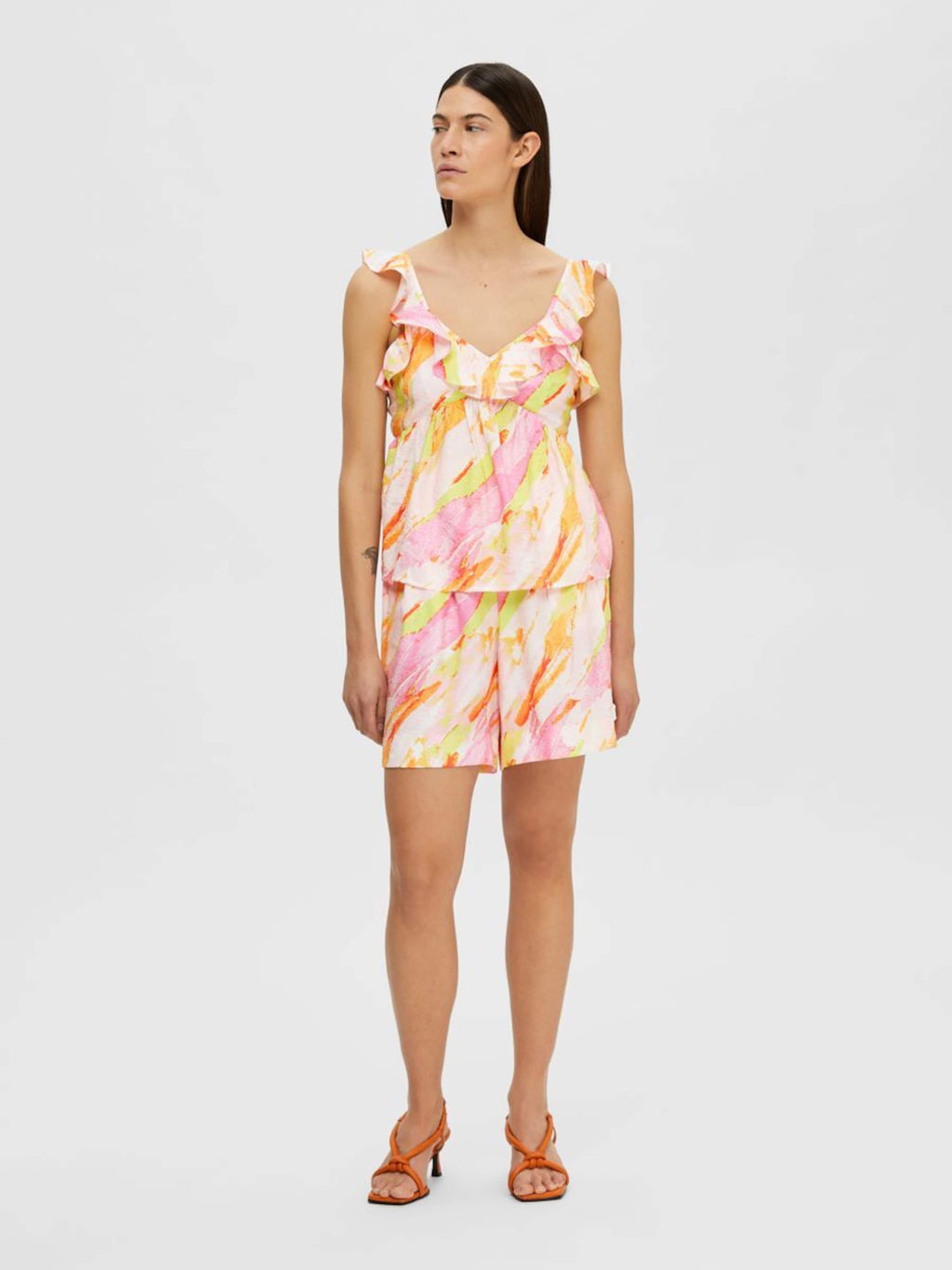 Selected Femme Uitgaanstops Top Aurelia Dames Rosa