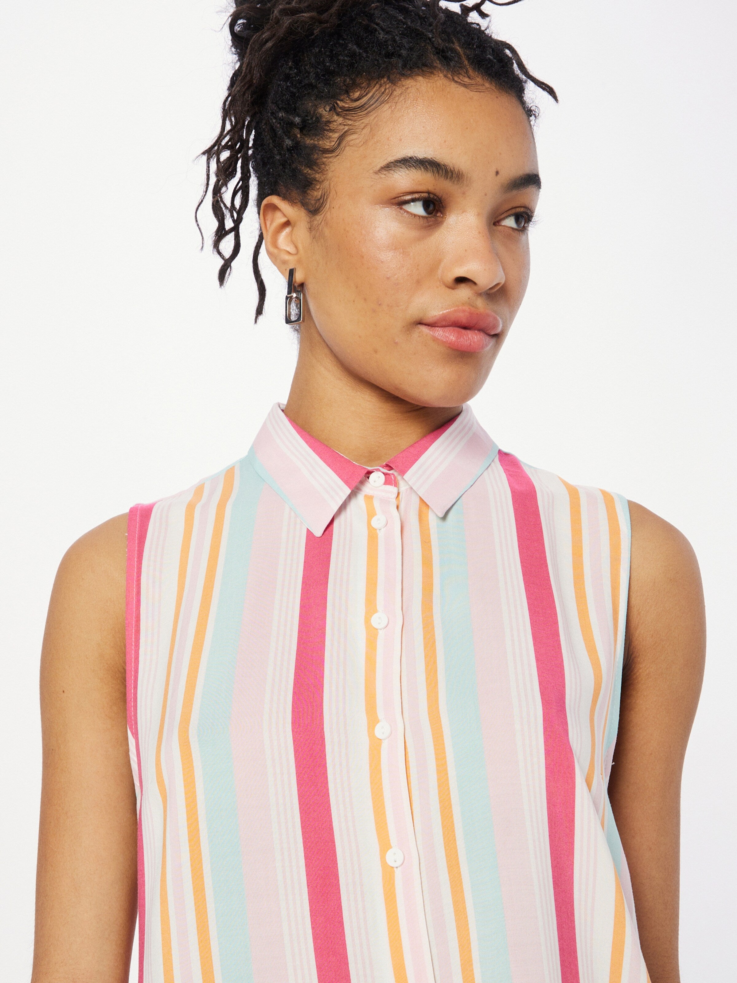 ICHI Blouse Tops Blouse VERA Dames Pink / Rosa