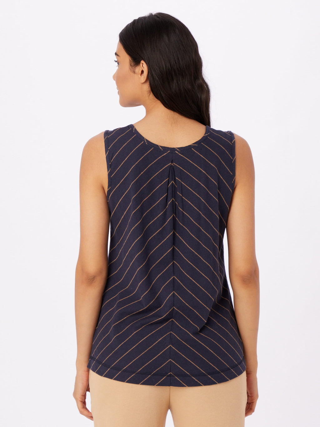 Thought Mouwloze Shirts Top CECILIA Dames Marine