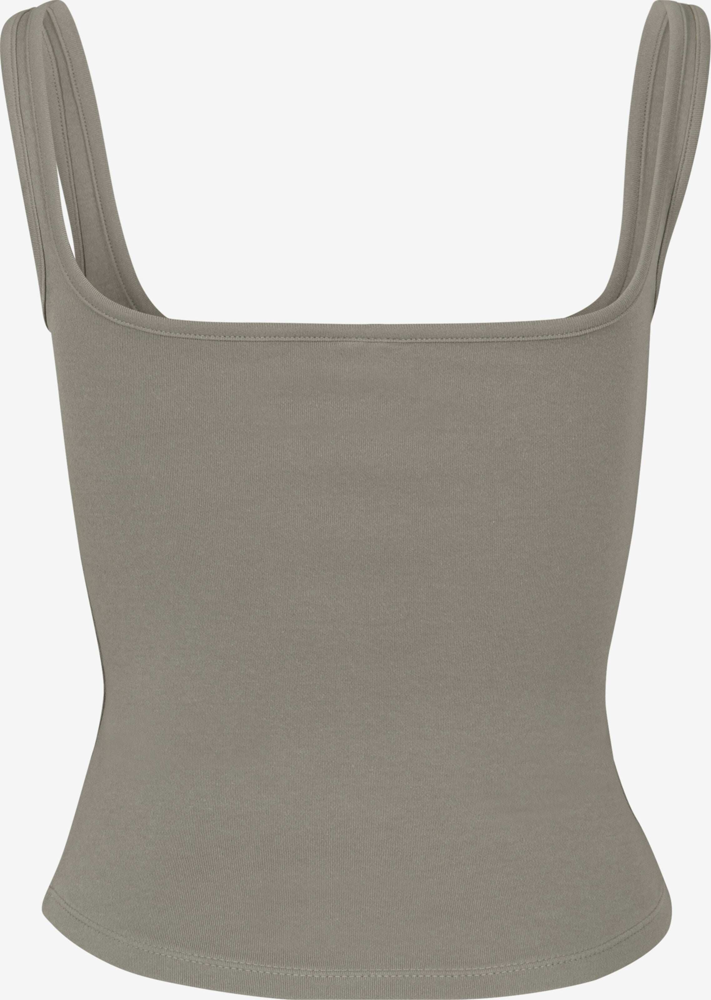 URBAN CLASSICS Tanktops Top Dames Grijs