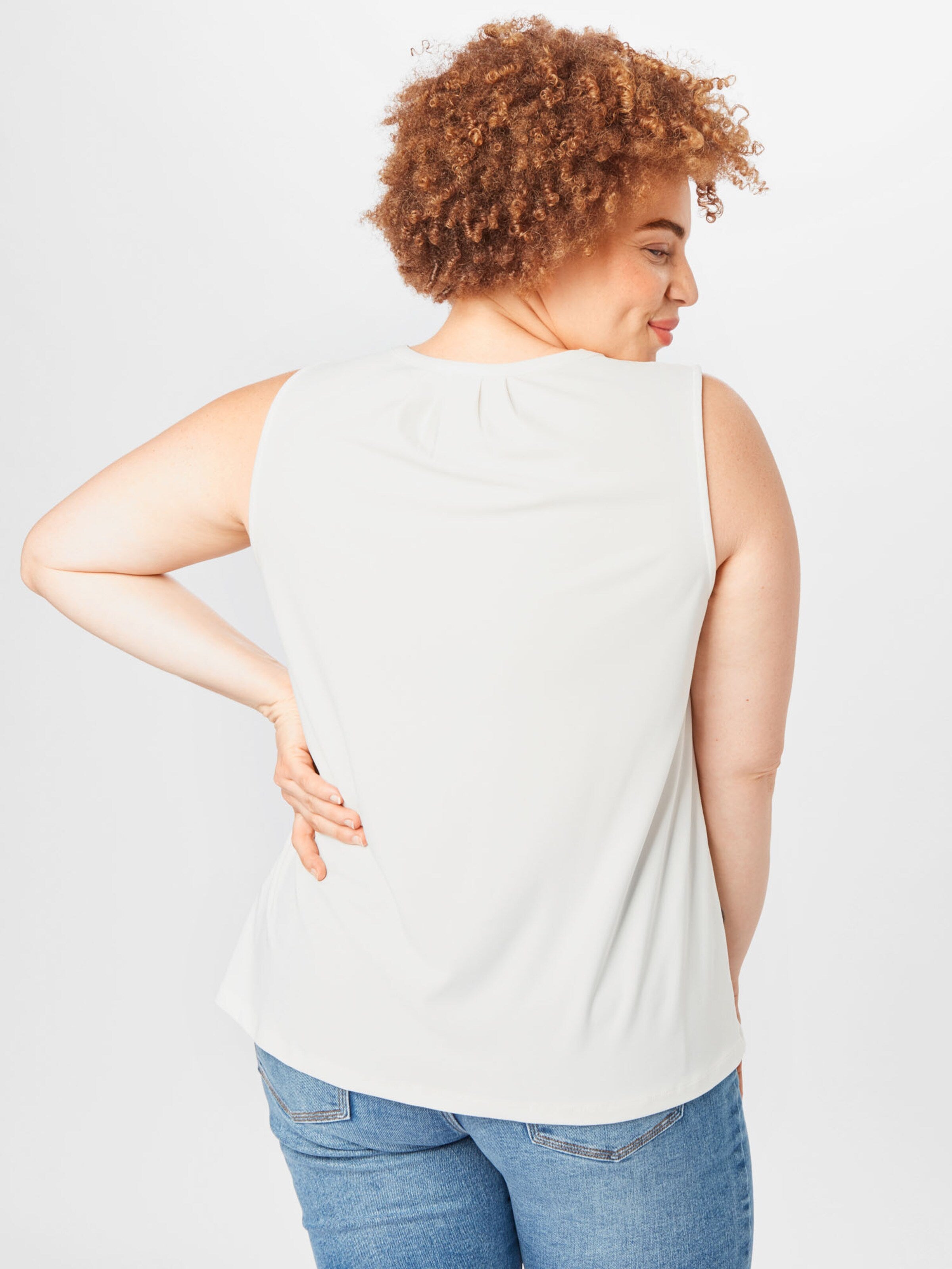 Vero Moda Curve Uitgaanstops Top MILLA Dames Wit