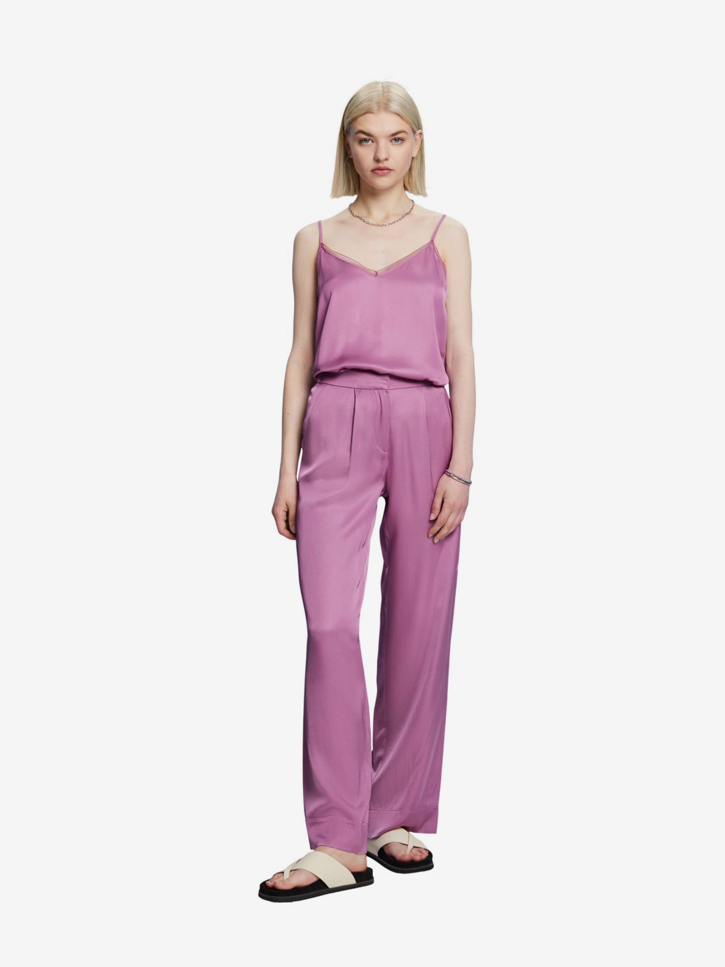 ESPRIT Blouse Tops Blouse Dames Orchidee