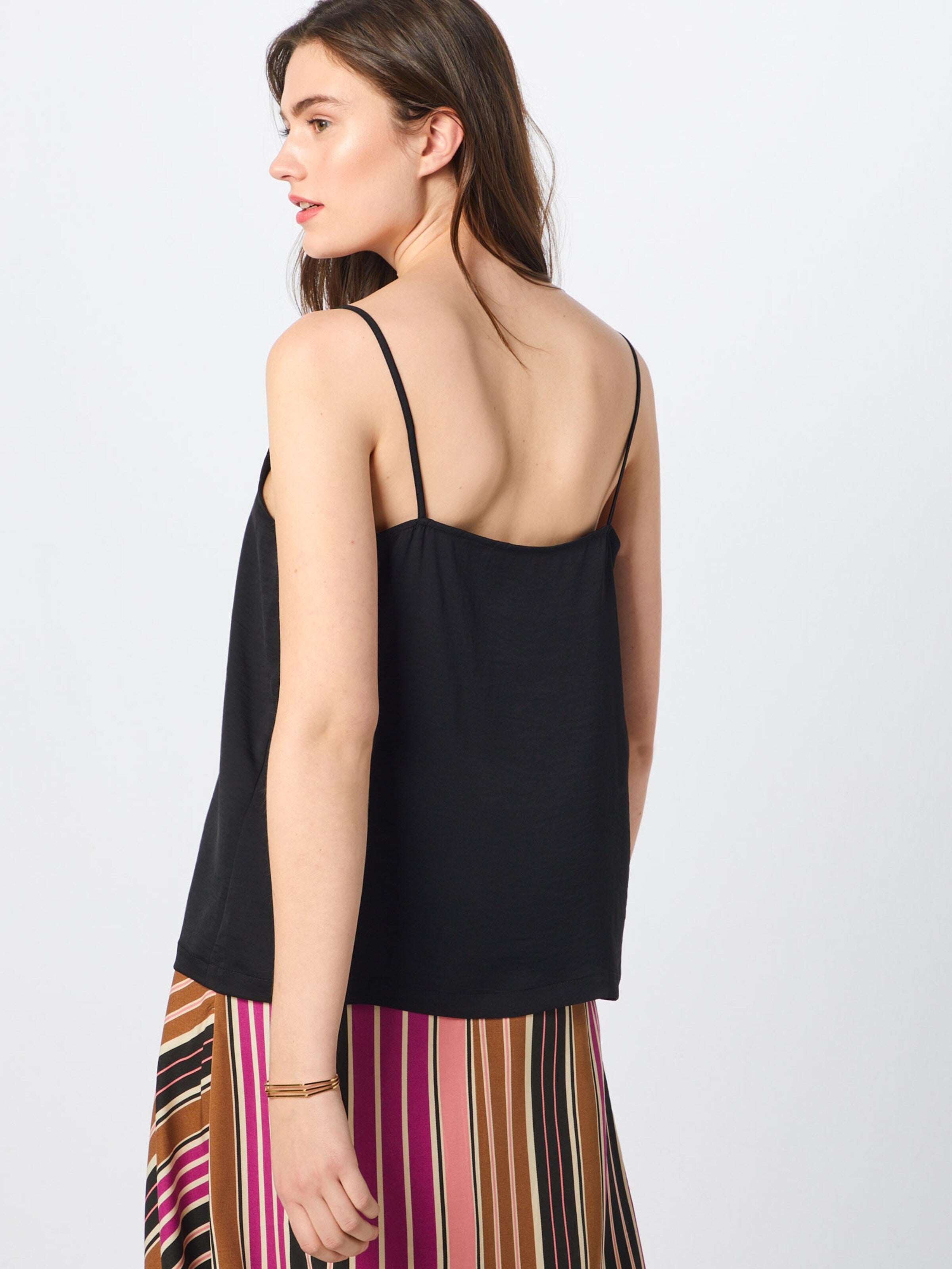 ONLY Spaghetti Tops Top Debbie Dames Zwart