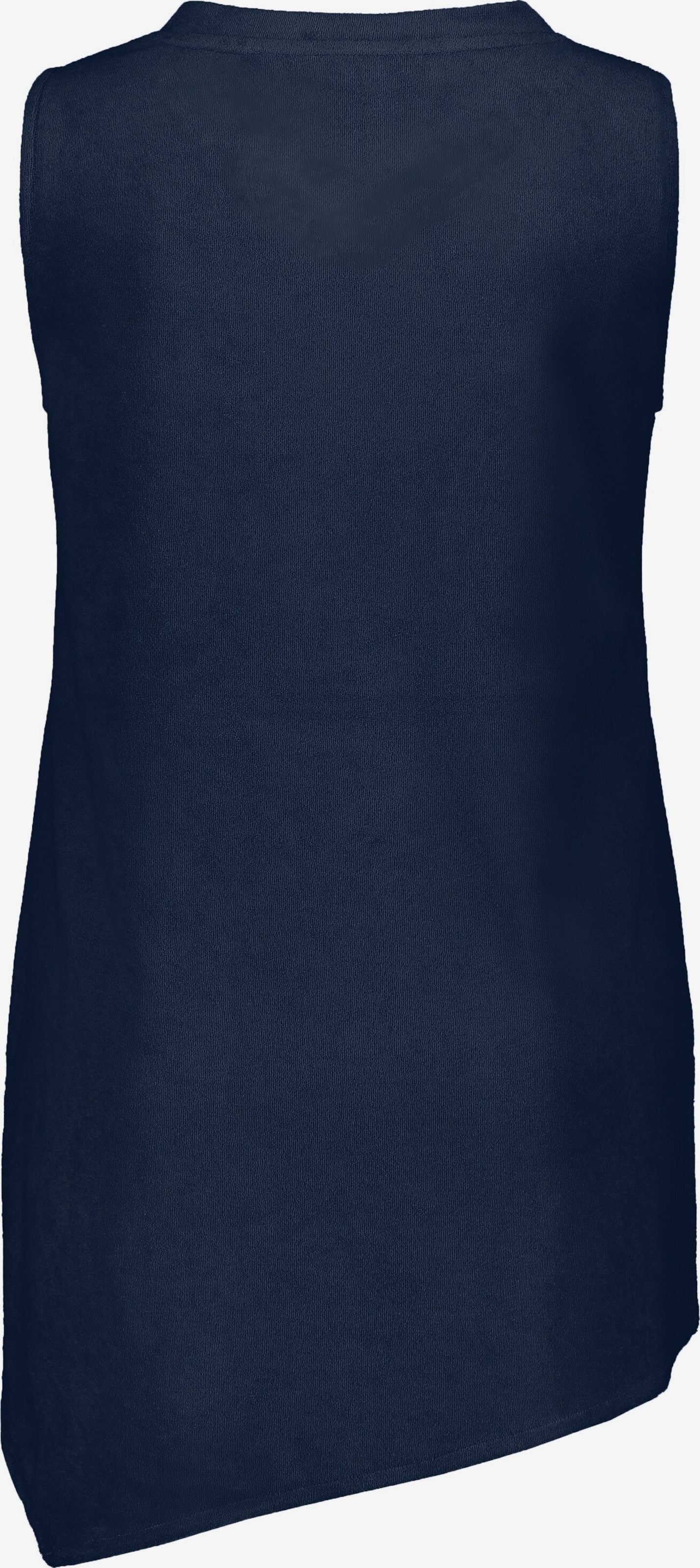 Ulla Popken Mouwloze Shirts Top Dames Marine