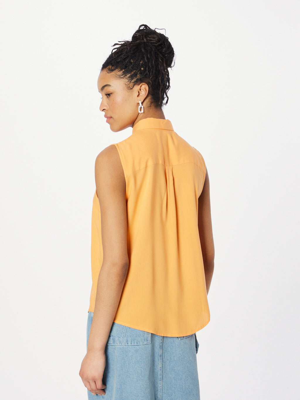 ICHI Blouse Tops Blouse Main To Dames Lichtoranje
