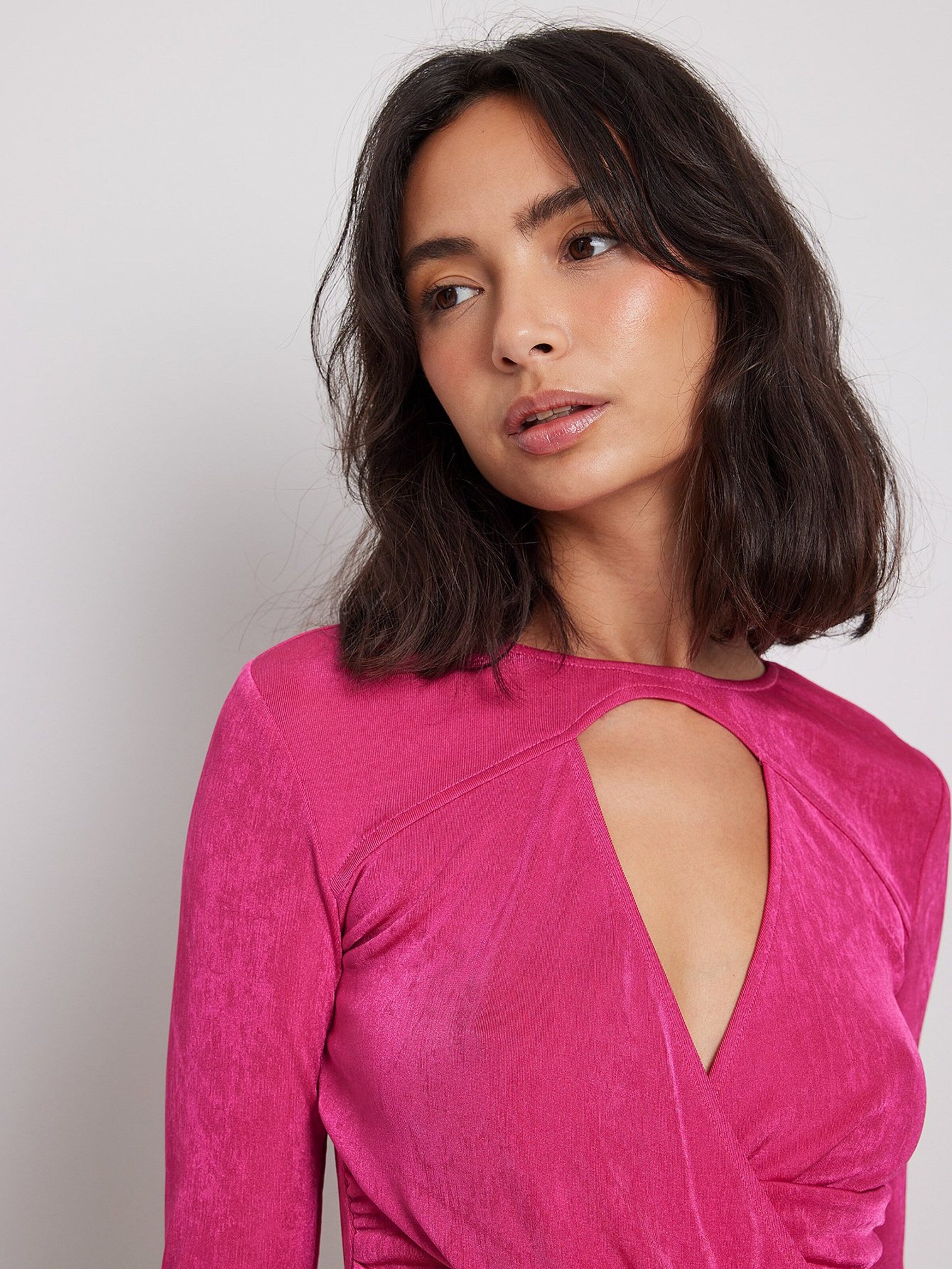 NA-KD Uitgaanstops Top Dames Pink