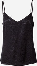 About You Spaghetti Tops Top Christina Dames Zwart