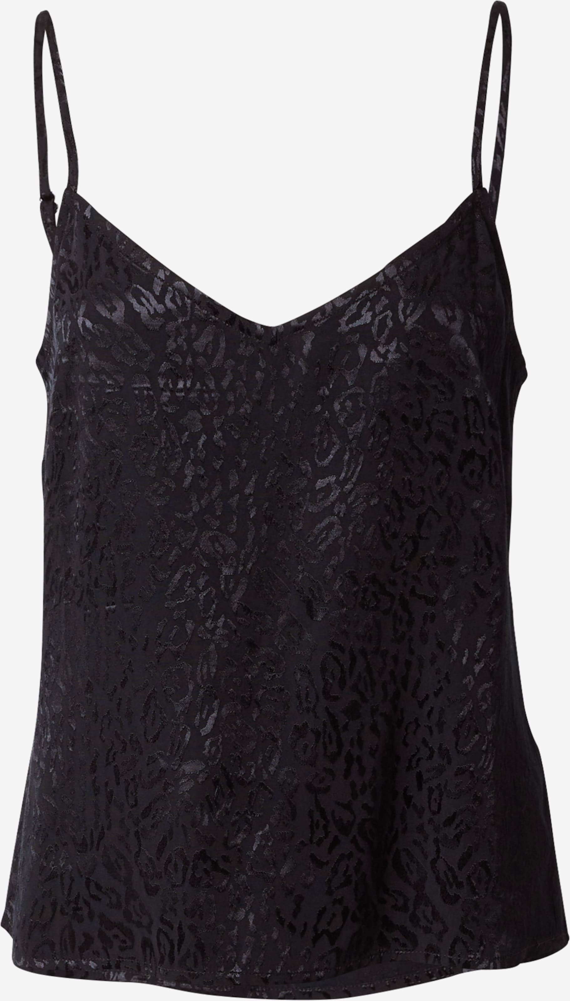 About You Spaghetti Tops Top Christina Dames Zwart