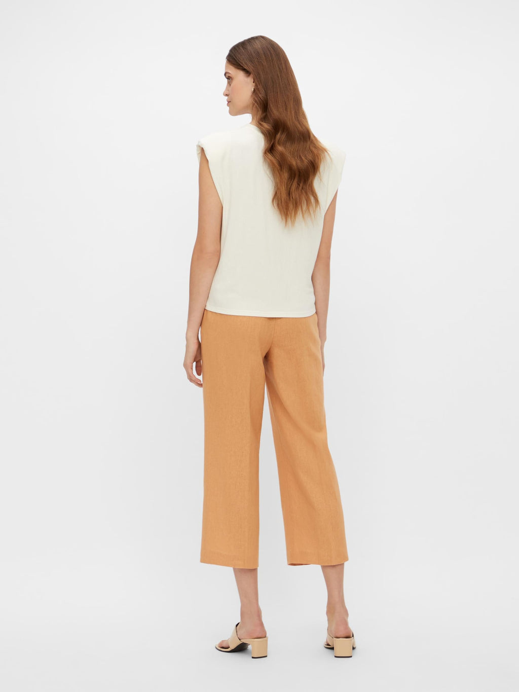  Mouwloze Shirts Top Elle Dames Wit