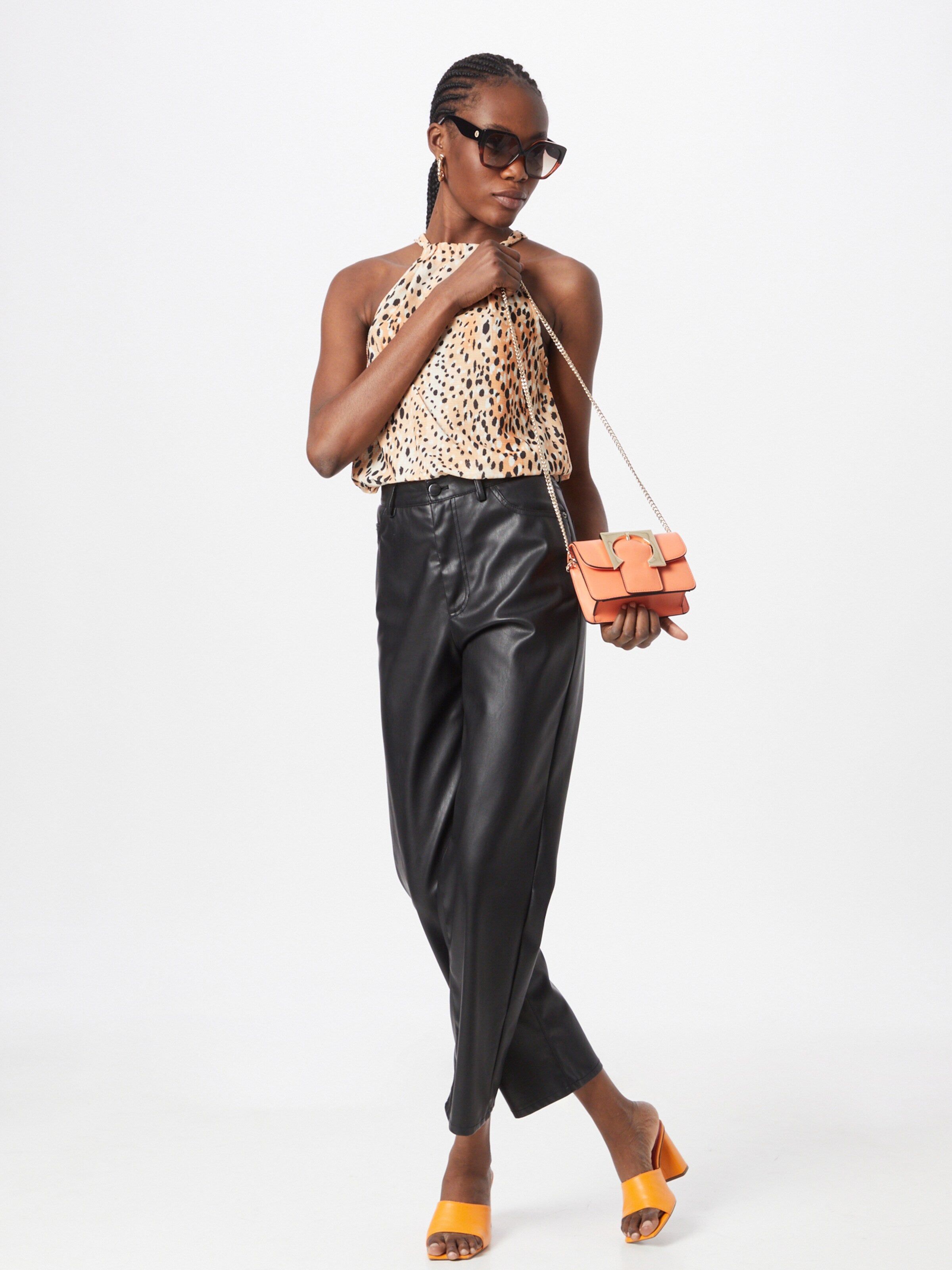 RIVER ISLAND Uitgaanstops Top YASMIN Dames Pasteelgeel