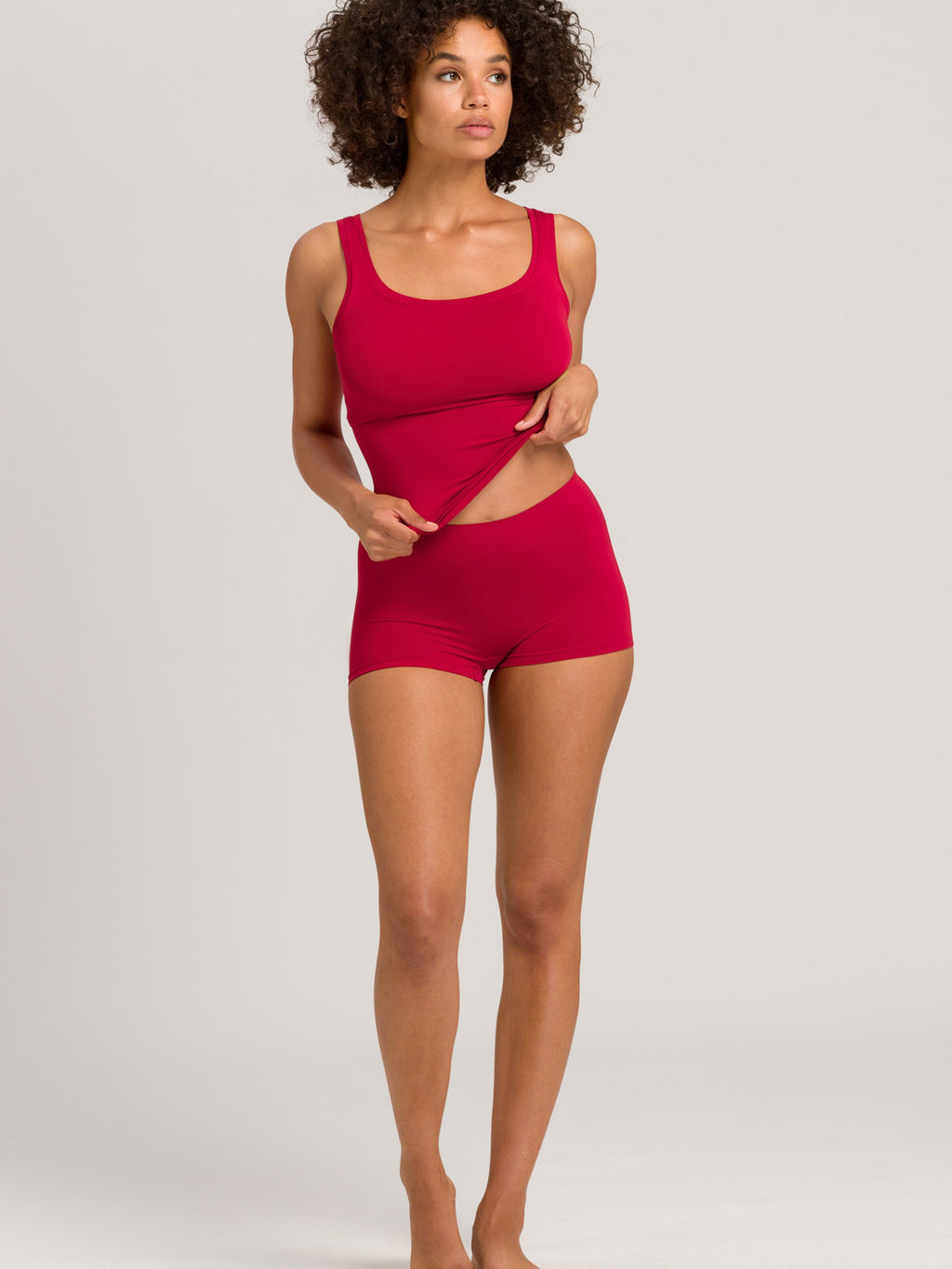 HANRO Tanktops Top Touch Feeling Dames Rood