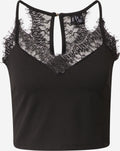Vero Moda Kanten Tops Top MINNA Dames Zwart