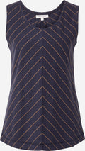 Thought Mouwloze Shirts Top CECILIA Dames Marine