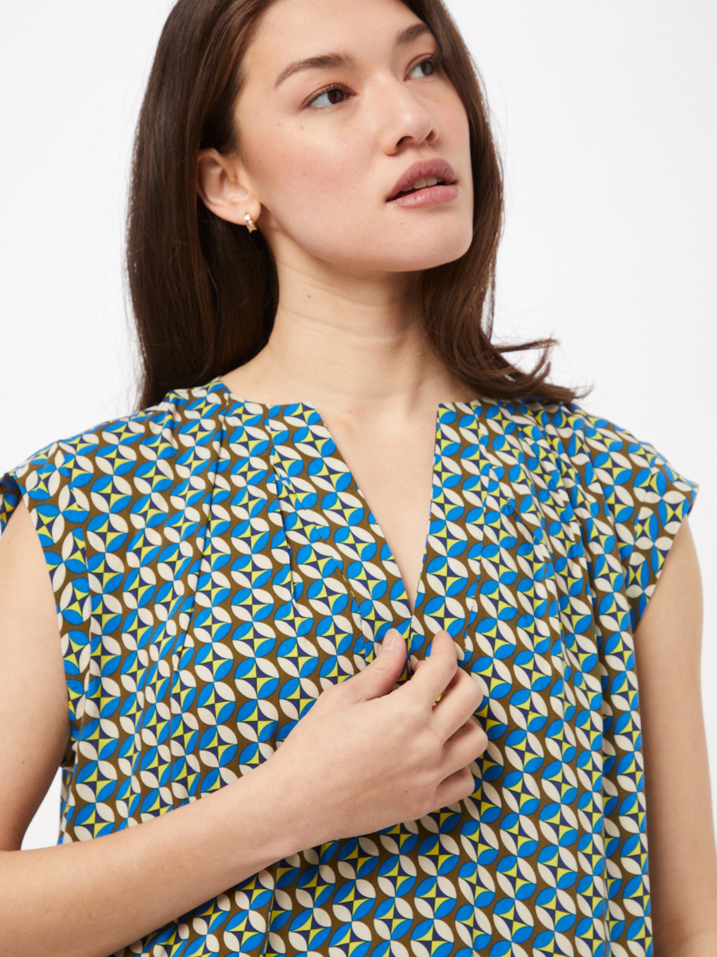 CARTOON Blouse Tops Blouse Dames Kaki