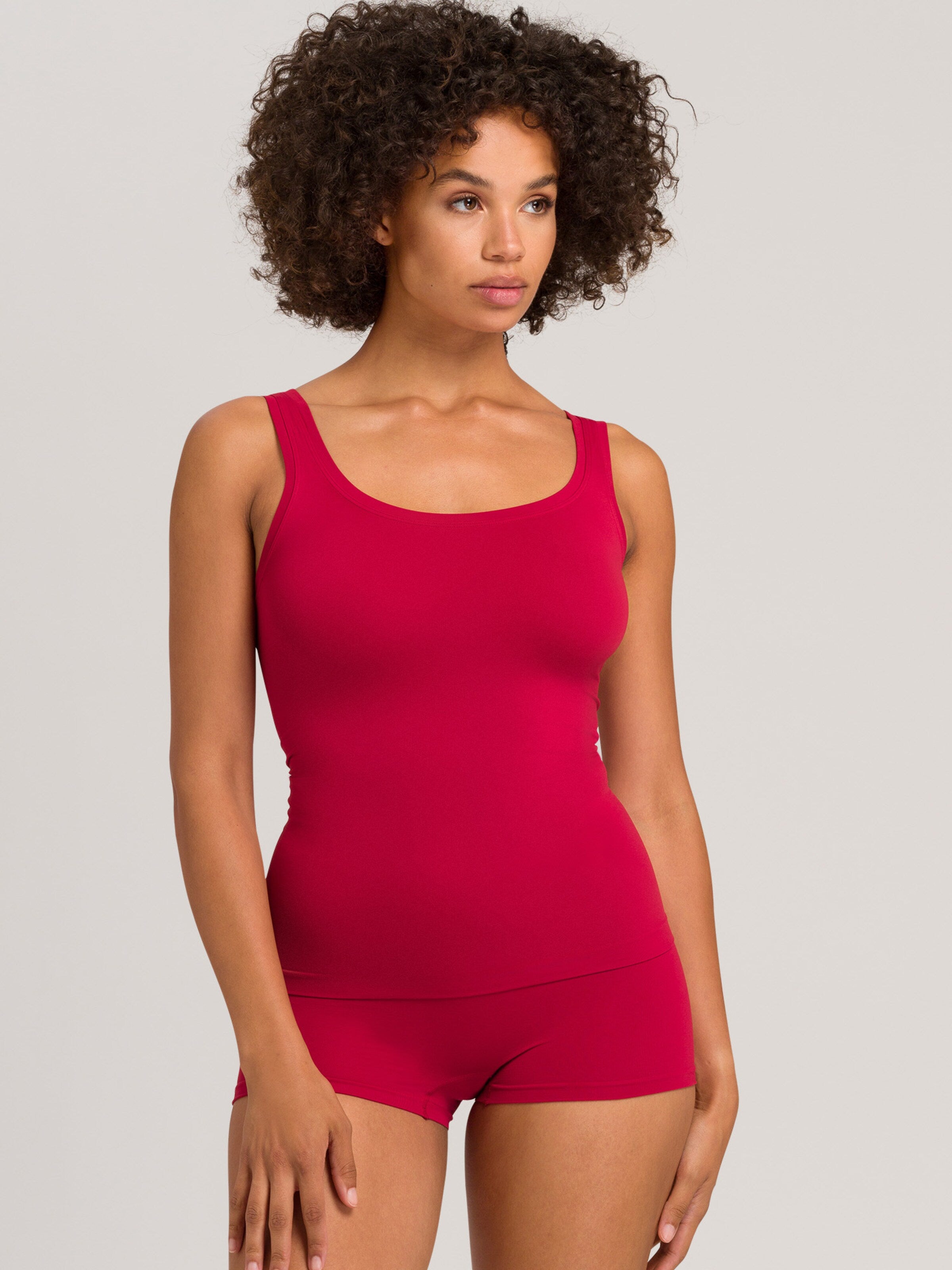 HANRO Tanktops Top Touch Feeling Dames Rood