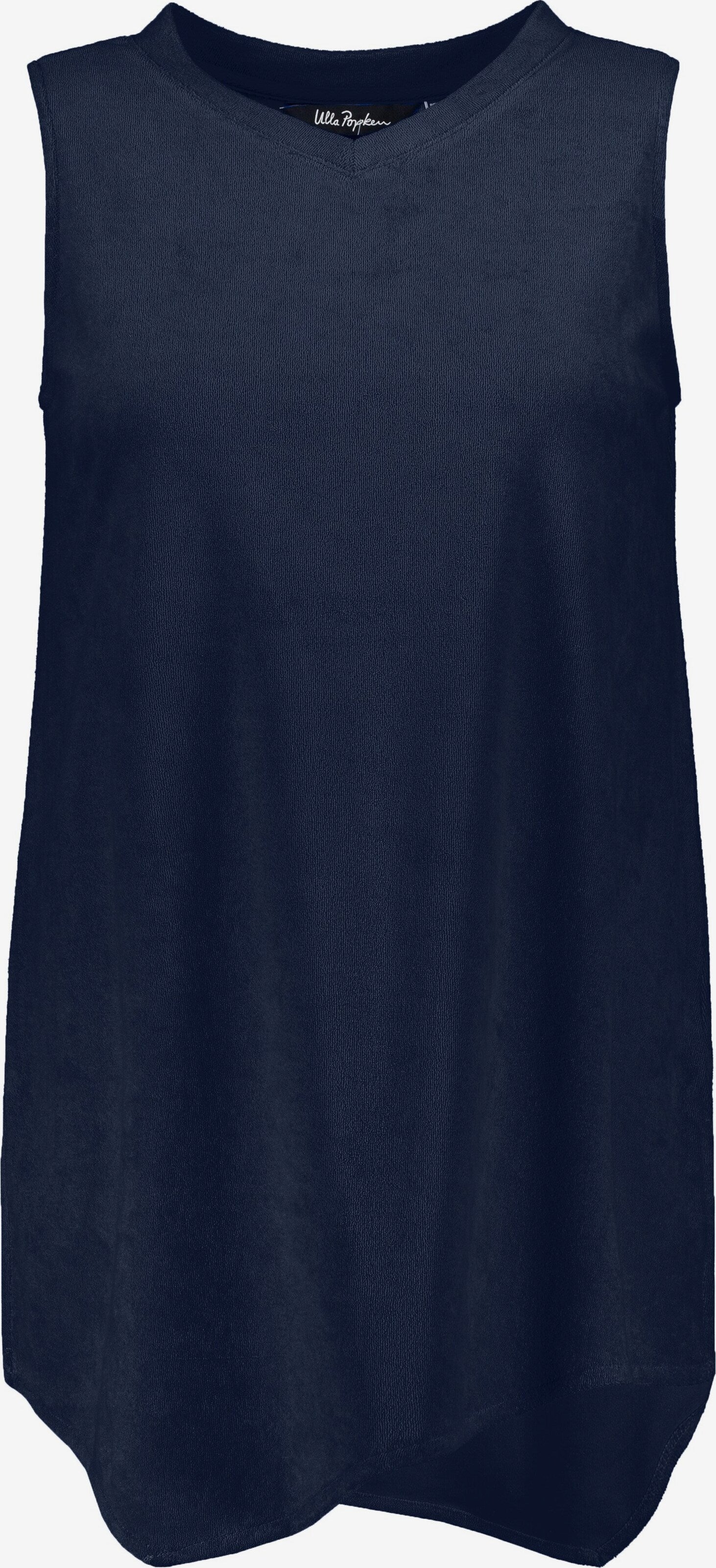 Ulla Popken Mouwloze Shirts Top Dames Marine