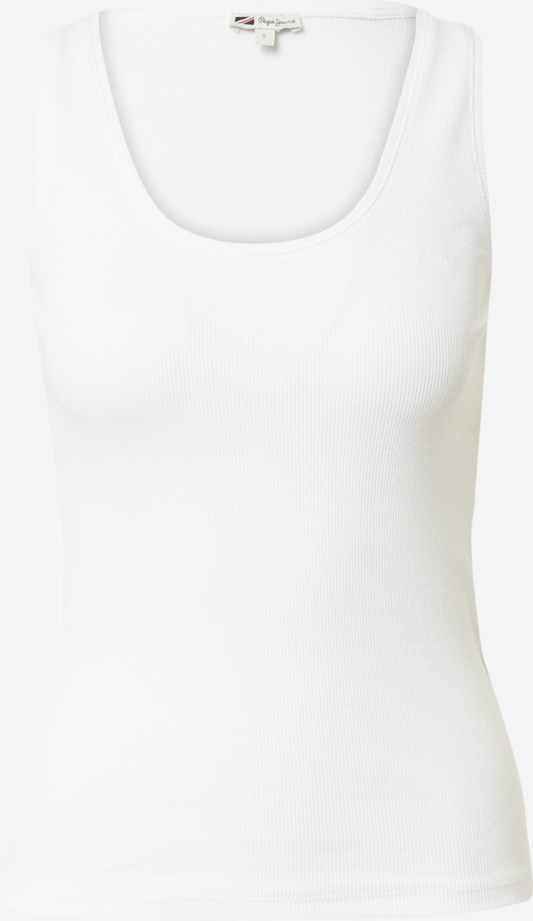 Pepe Jeans Mouwloze Shirts Top WINONA Dames Wit