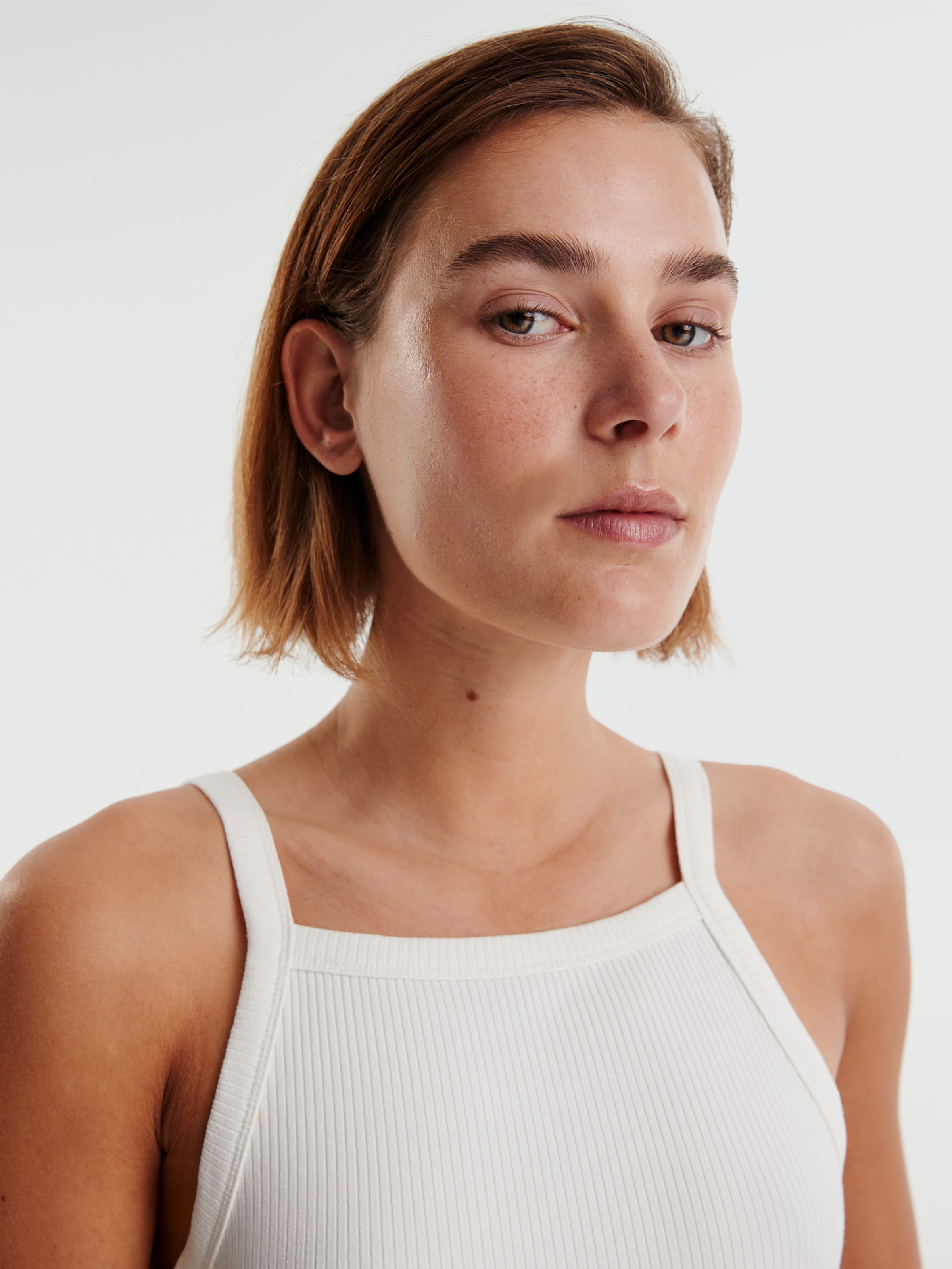 EDITED Tanktops Top Marlee Dames Wit