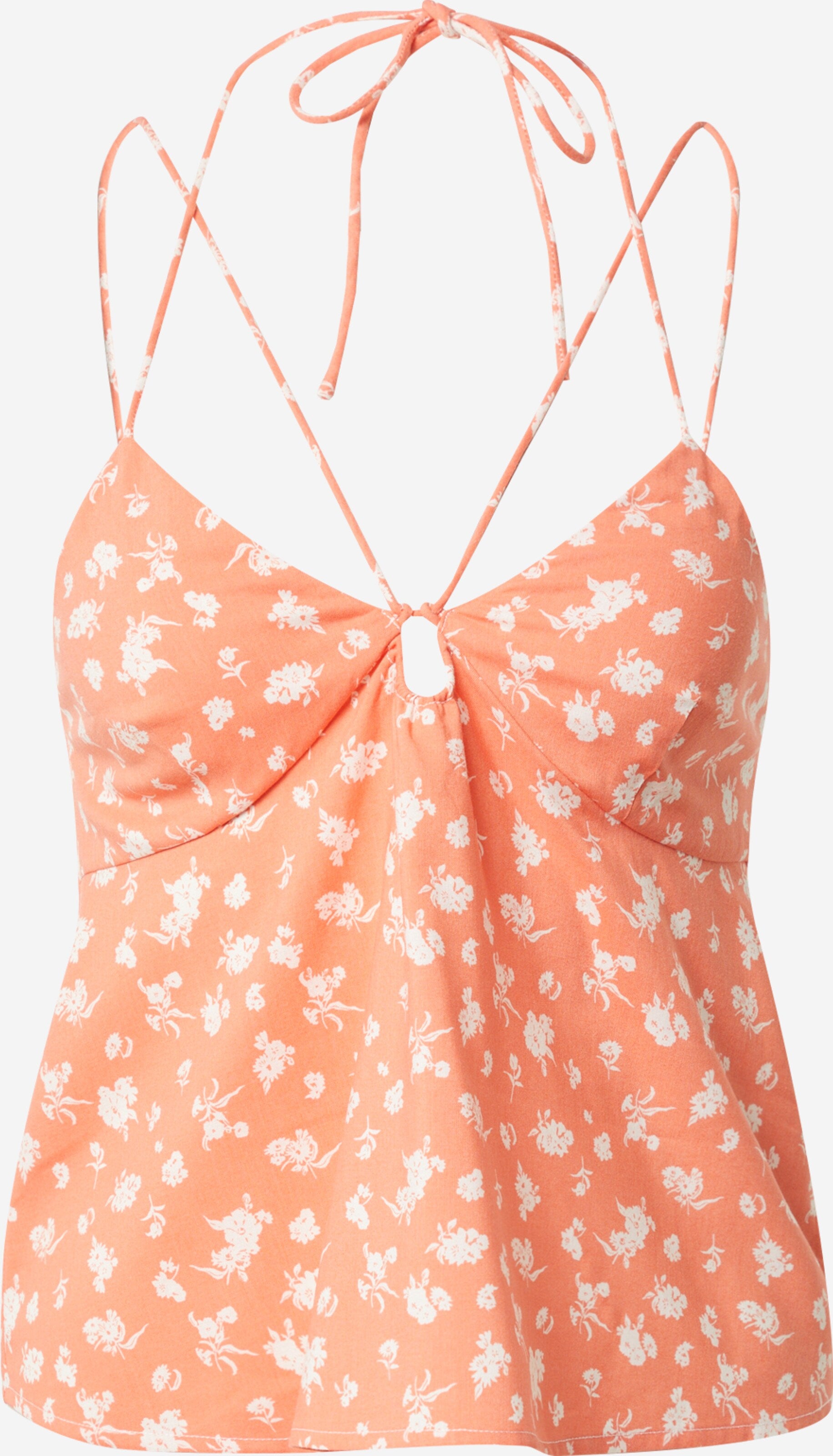 EDITED Uitgaanstops Top Allie Dames Oranje Gemêleerd