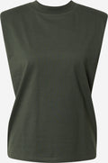  Mouwloze Shirts Top Kim Dames Donkergroen